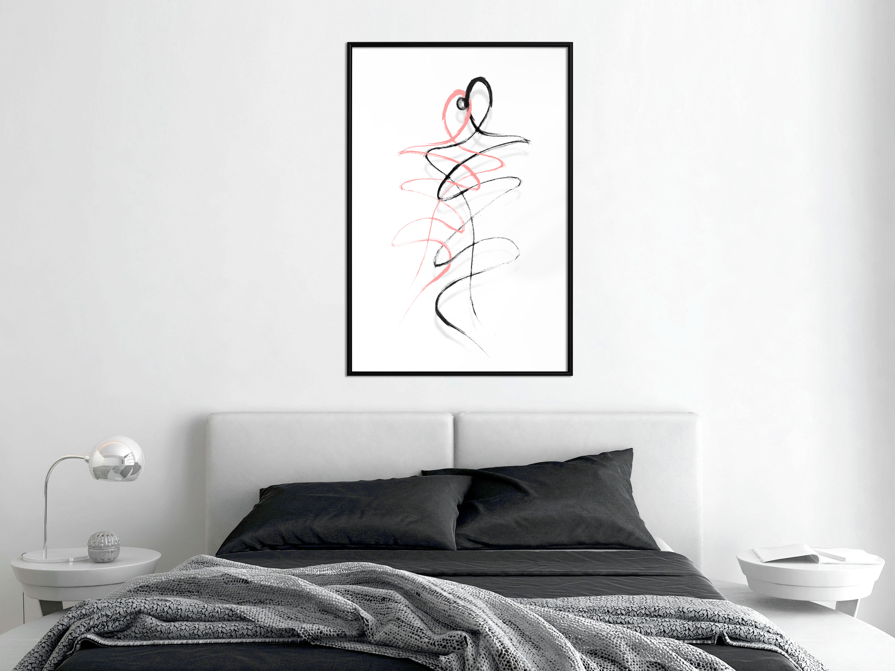 Poster mit Rahmen Bilder gerahmte Wandbild Kunstdruck Bilderrahmen aA