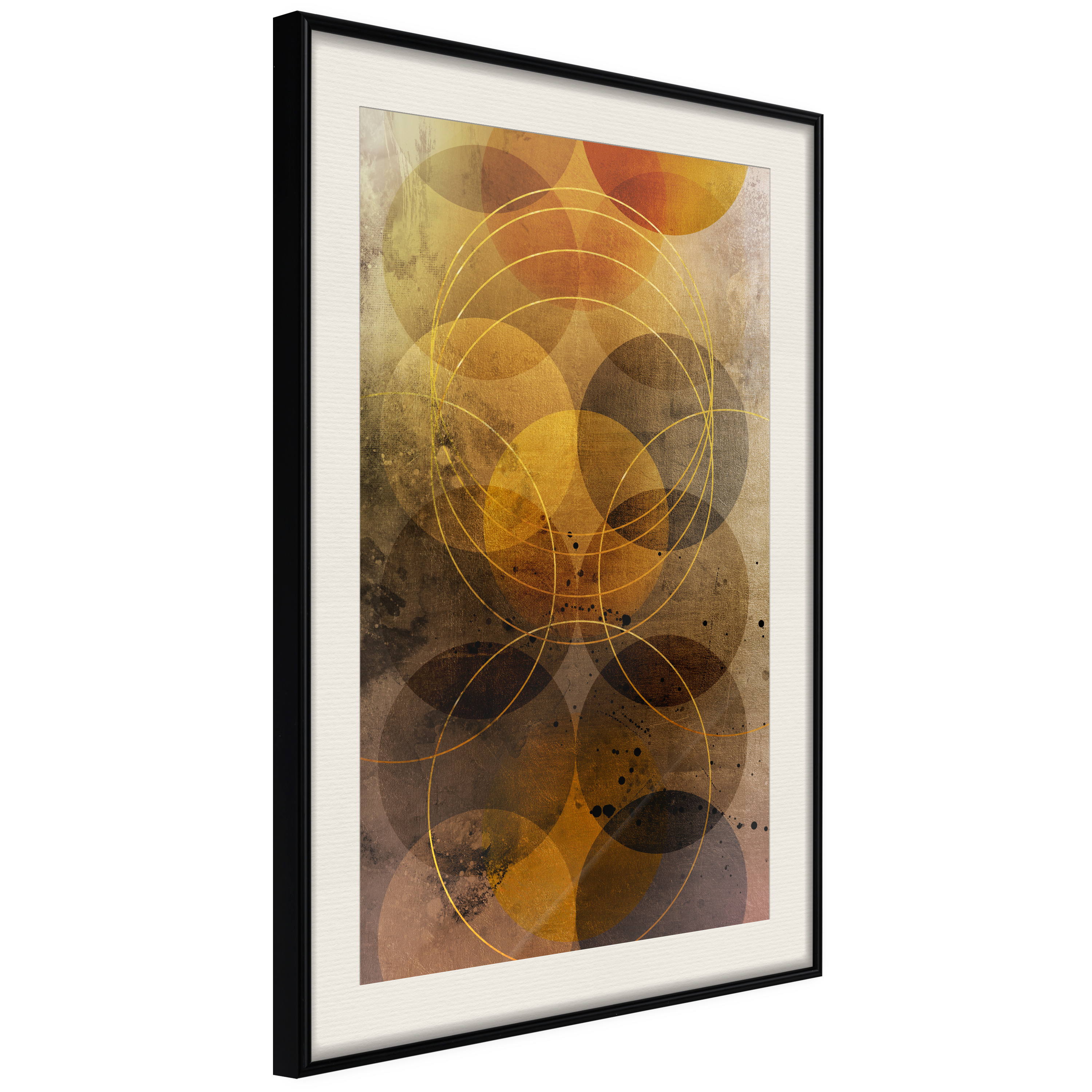 Poster - Golden Circles - 20x30