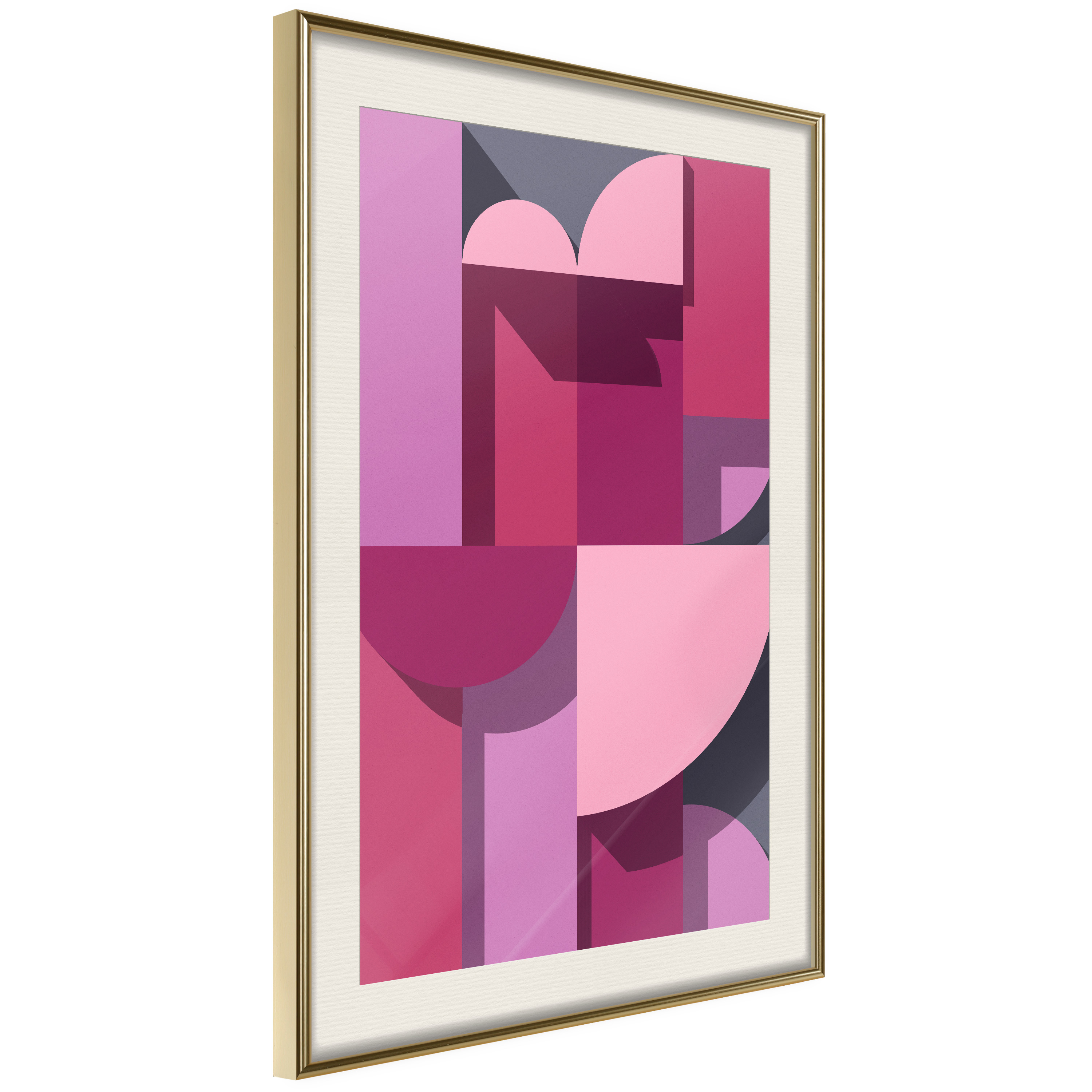 Poster - Pink Geometry - 20x30