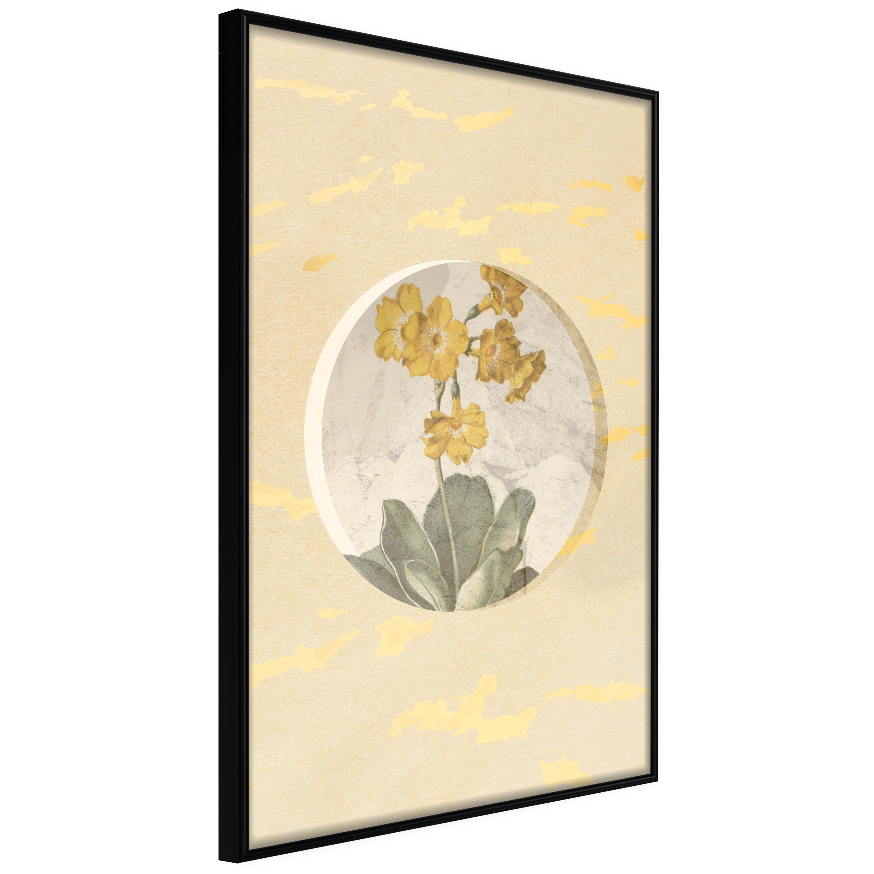 Poster - Flowers and Marble - 30x45