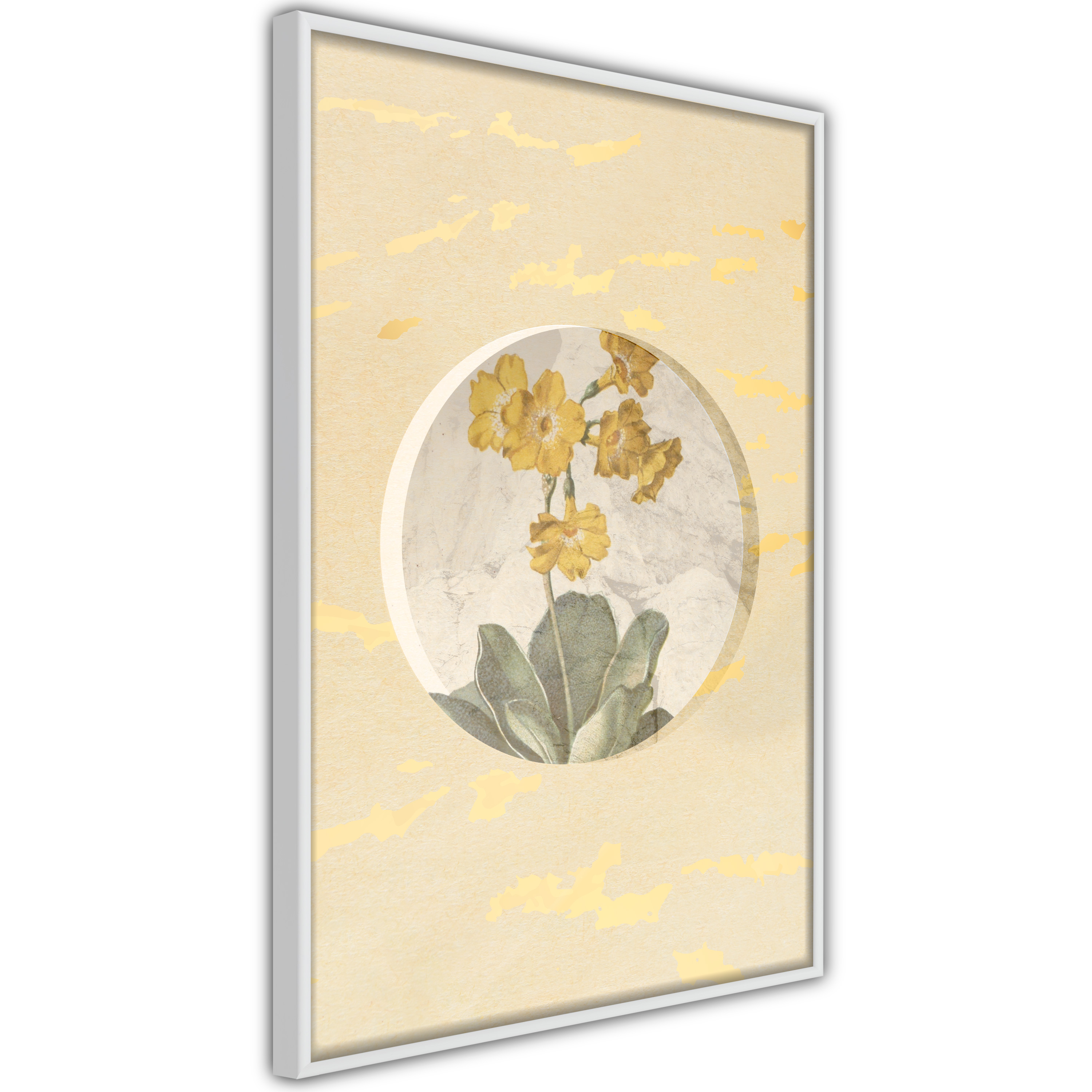 Poster - Flowers and Marble - 40x60