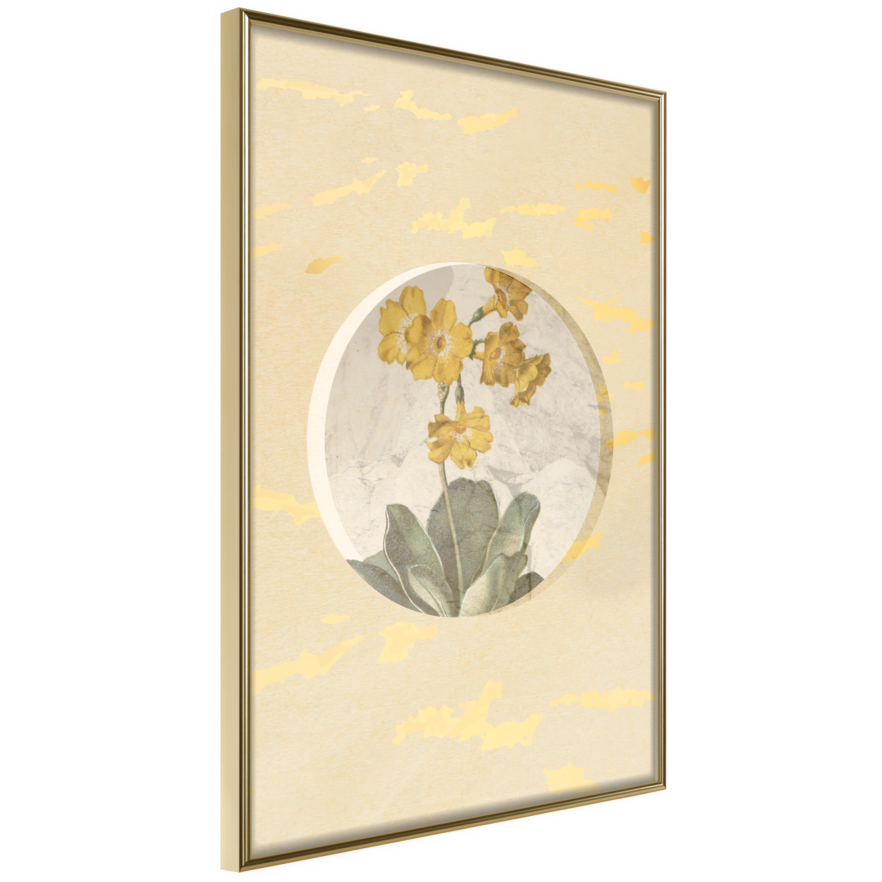 Poster - Flowers and Marble - 40x60