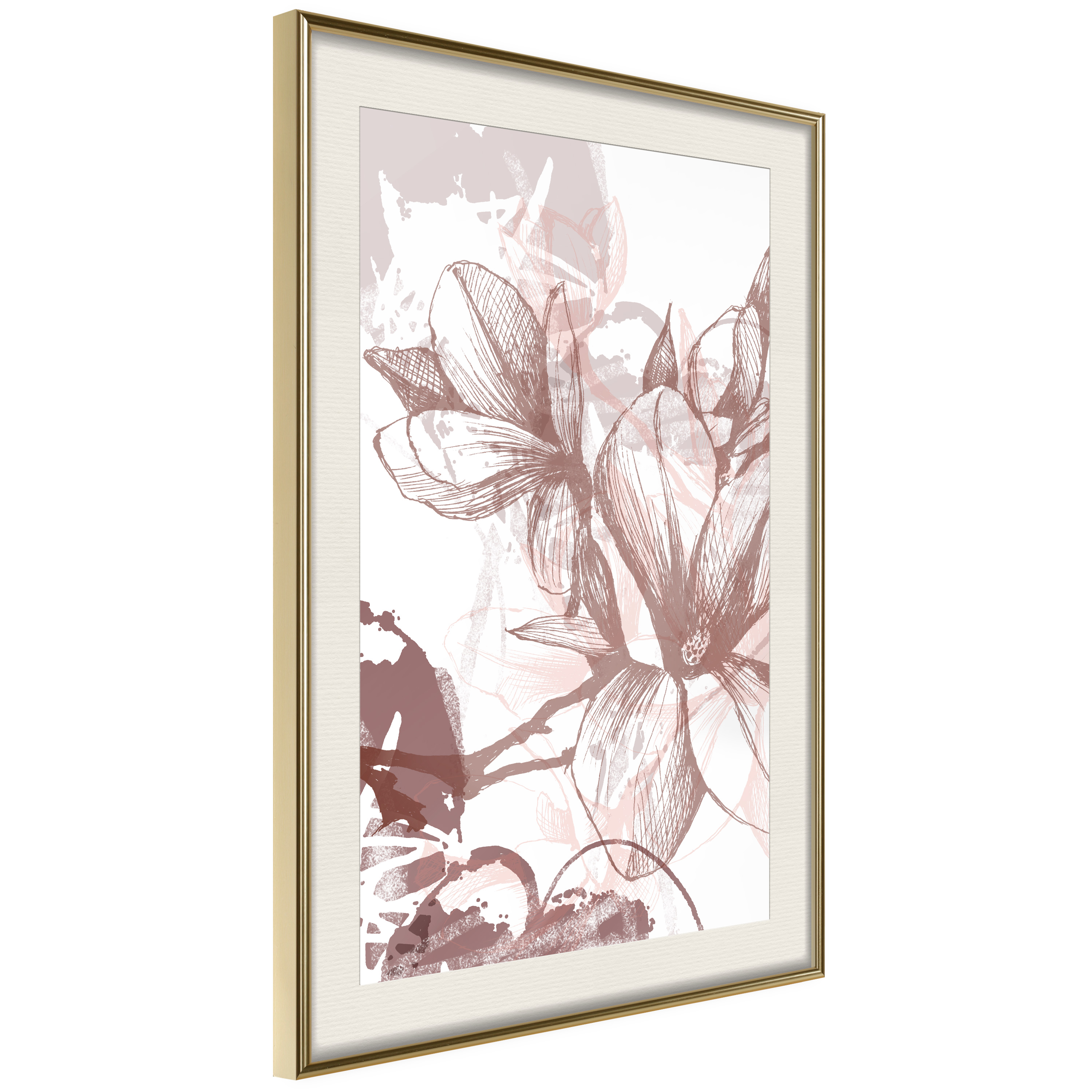 Poster - Drawn Flower - 40x60