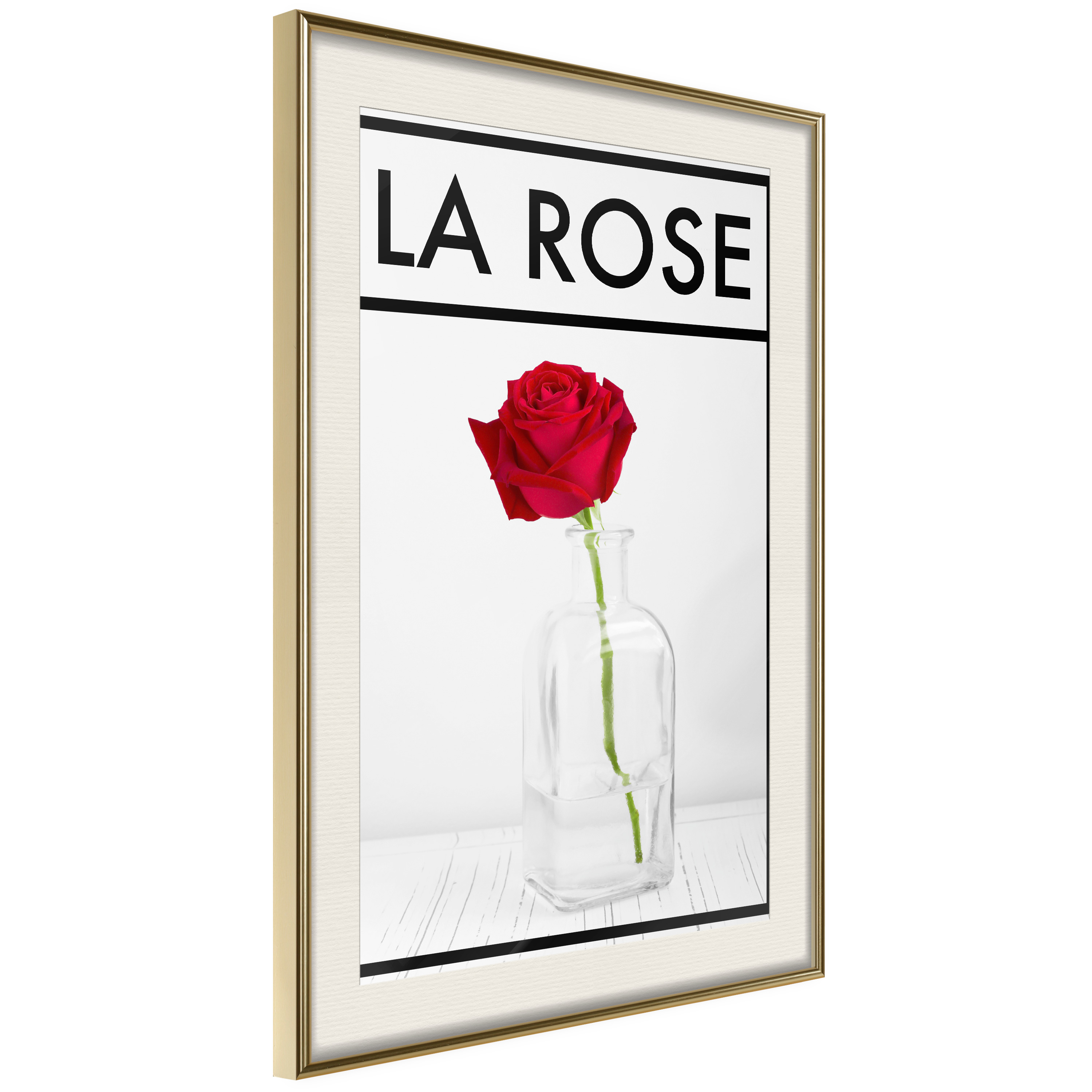 Poster - Rose in the Vase - 30x45