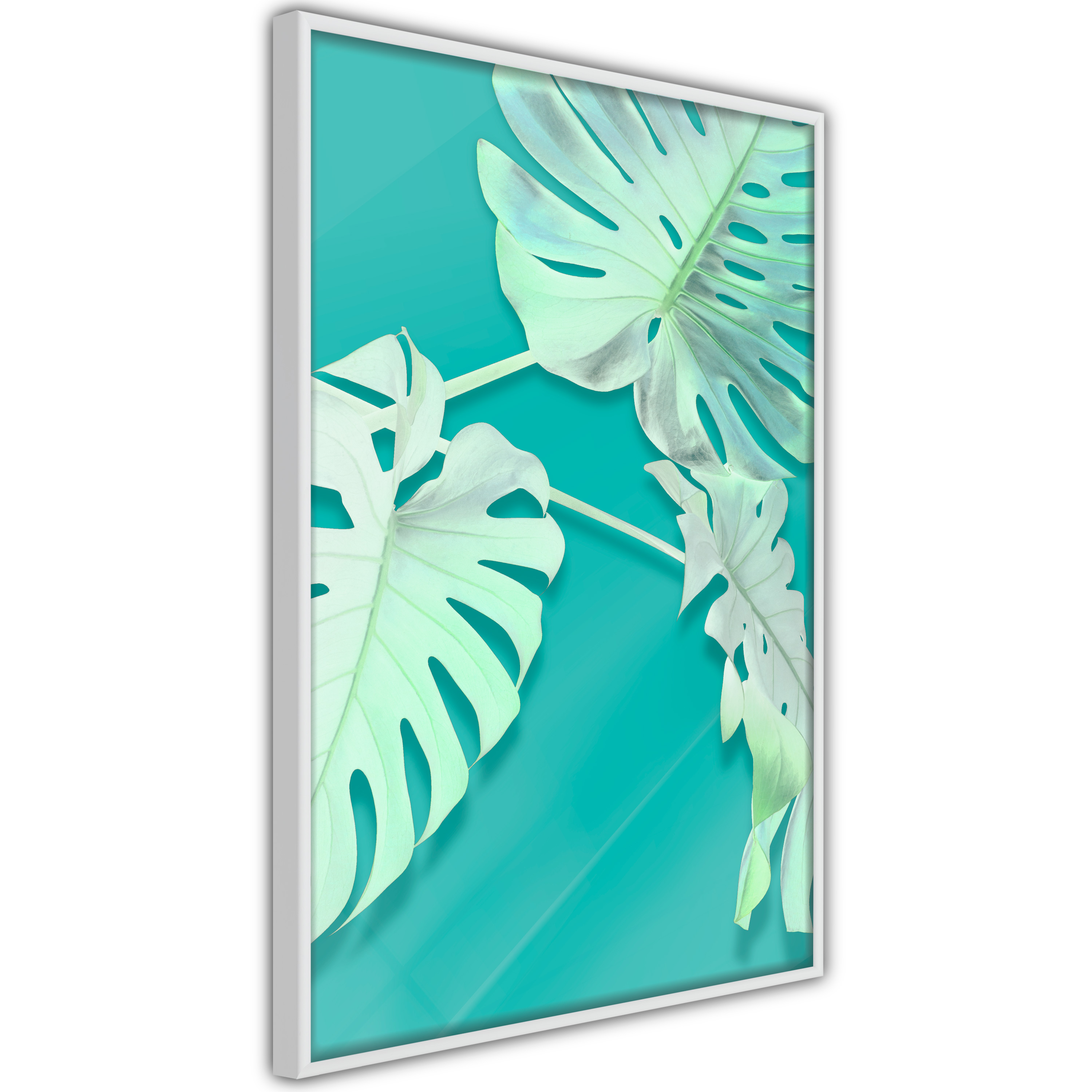 Poster - Teal Monstera - 20x30