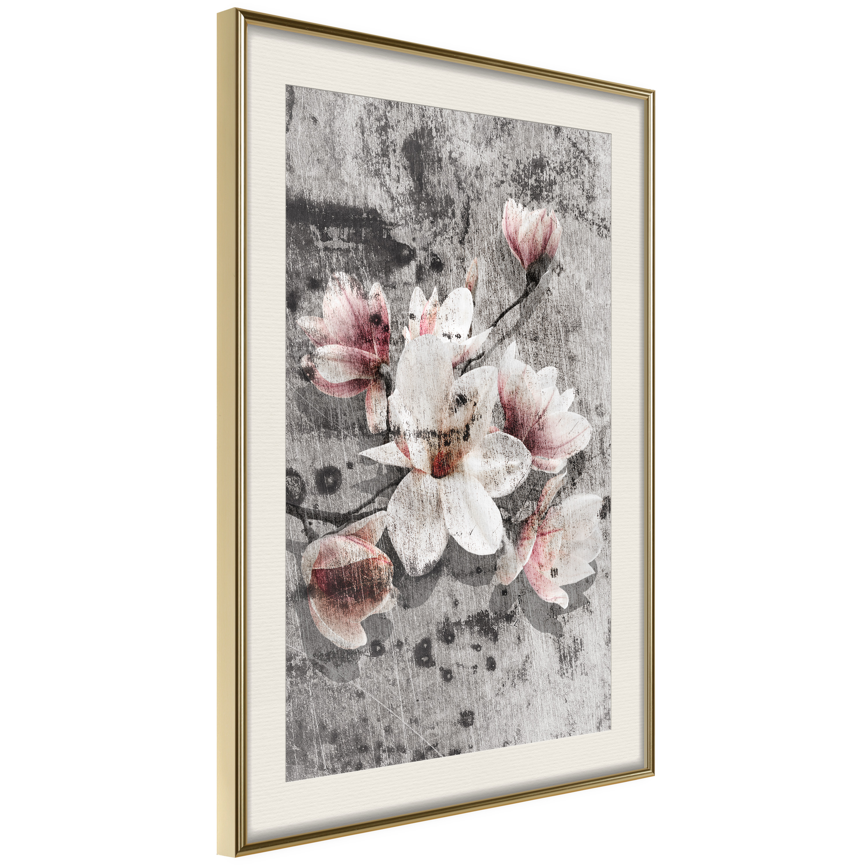 Poster - Flowers on Concrete - 20x30