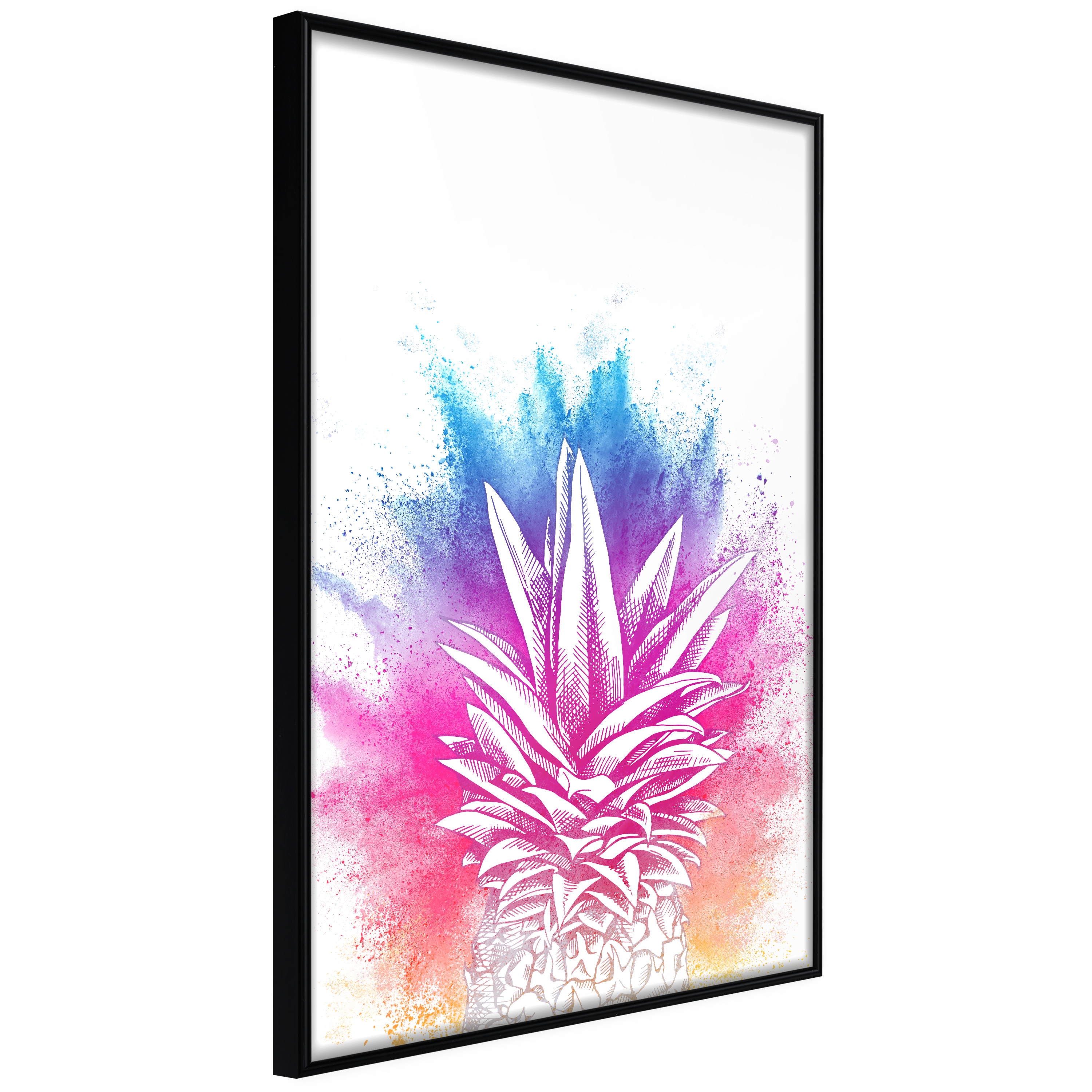 Poster - Rainbow Pineapple Crown - 20x30