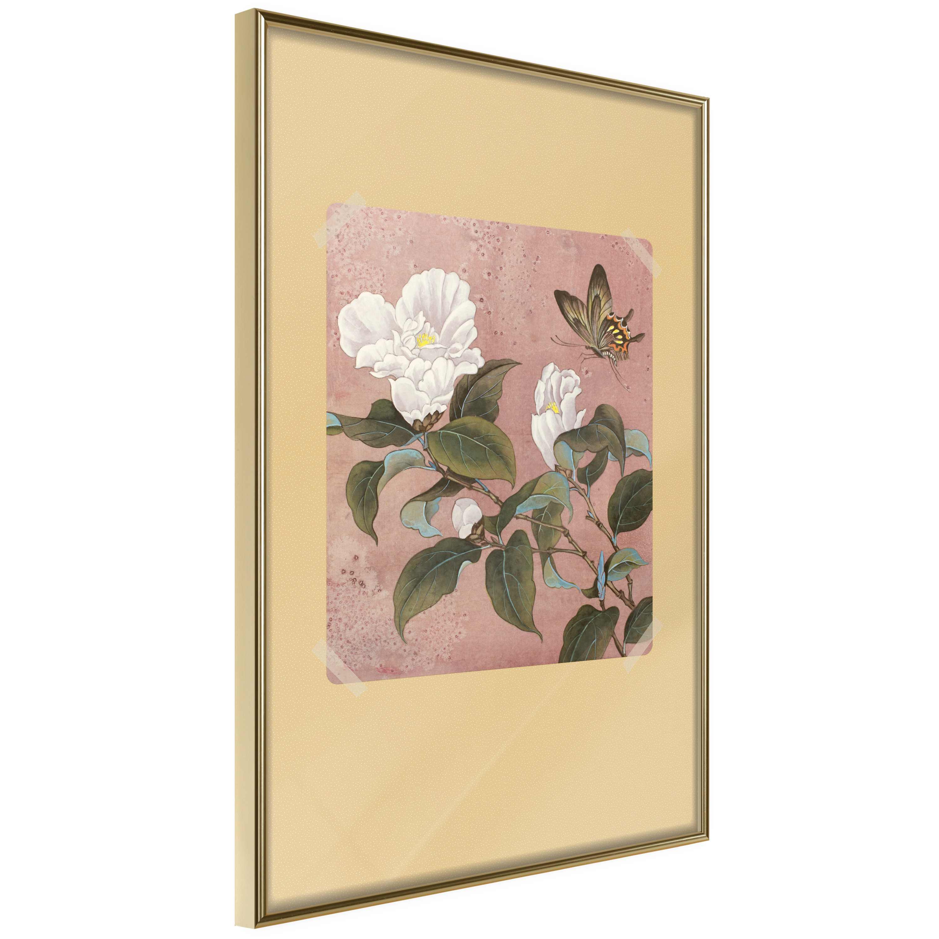 Poster - Rhododendron and Butterfly - 20x30