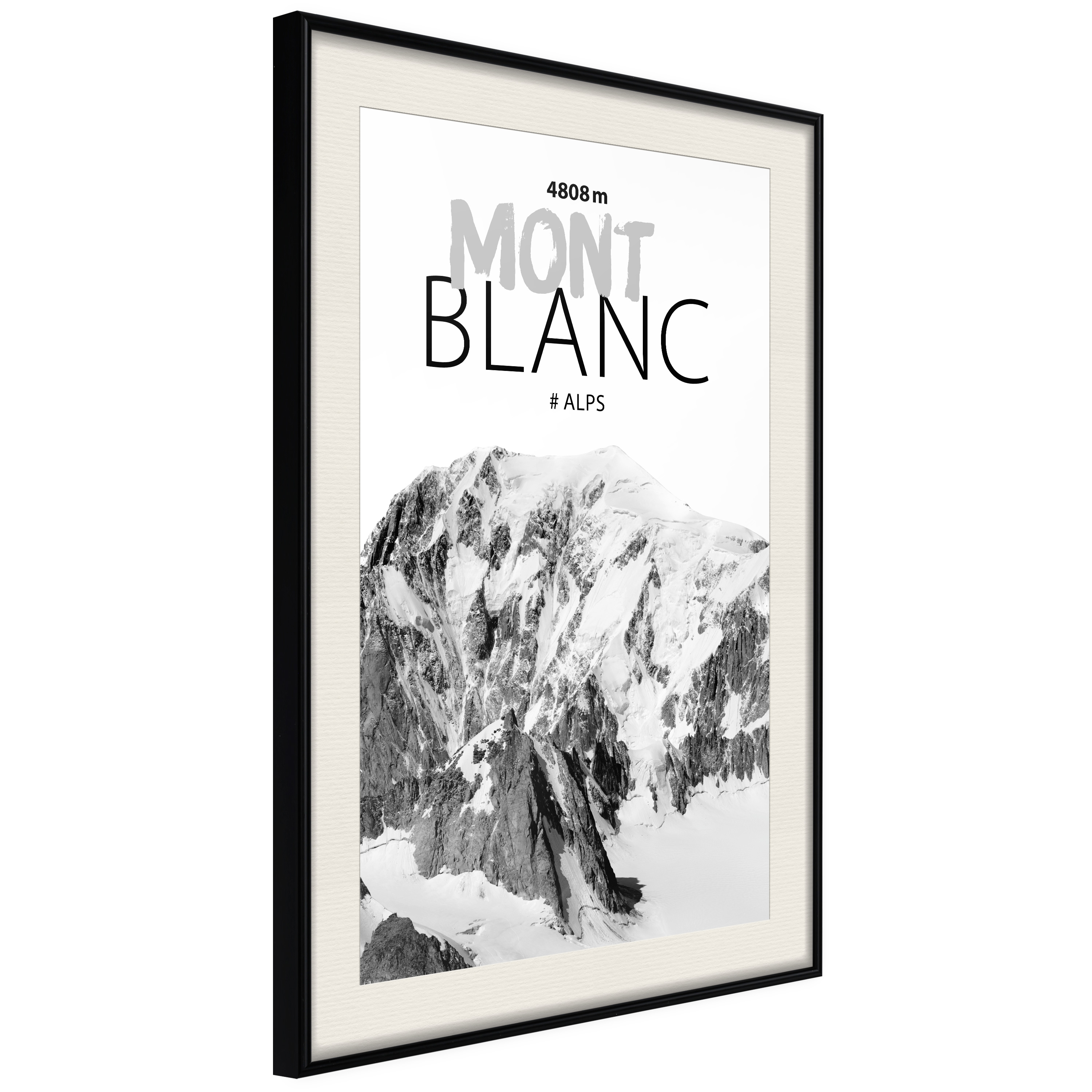 Poster - Peaks of the World: Mont Blanc - 30x45
