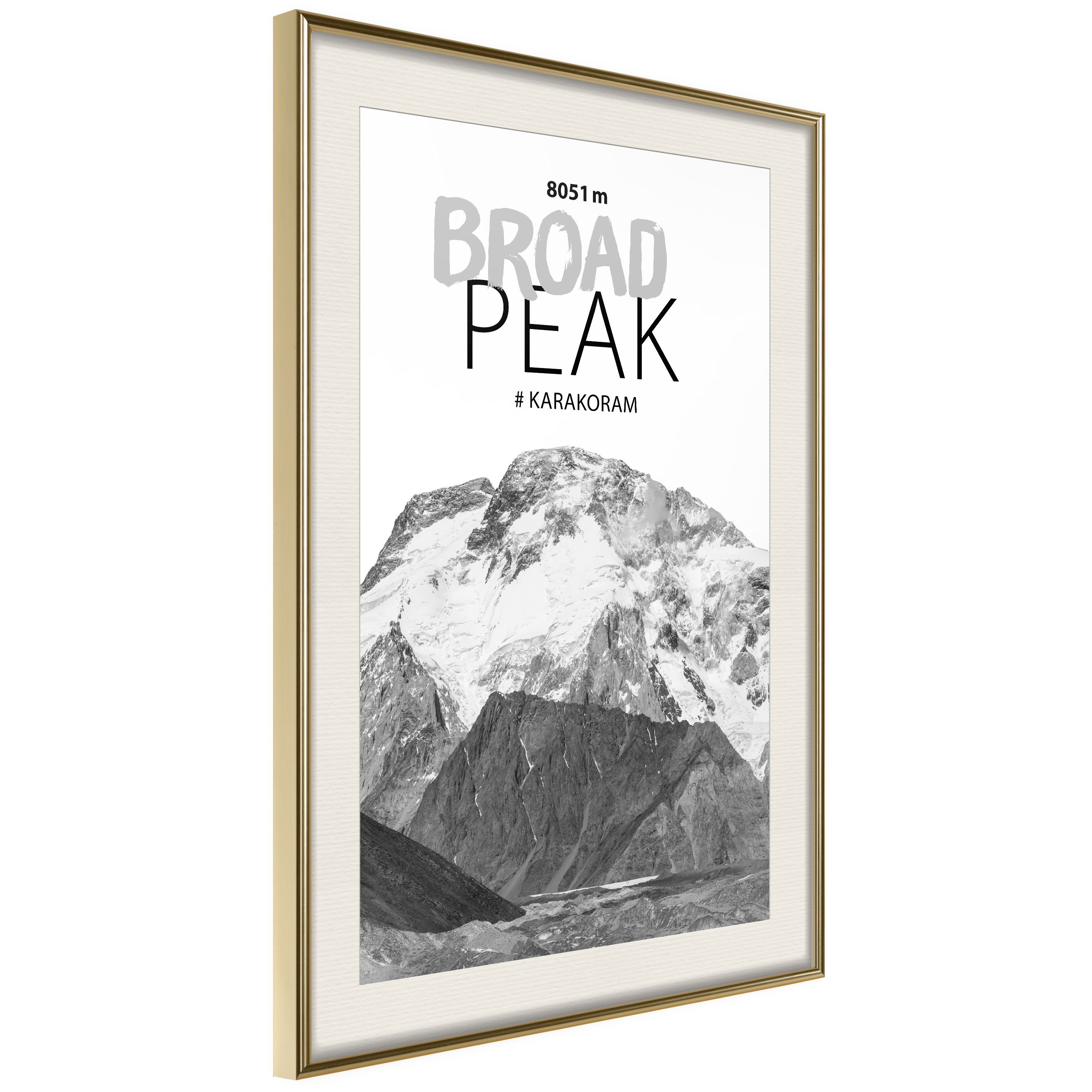 Poster - Peaks of the World: Broad Peak - 40x60