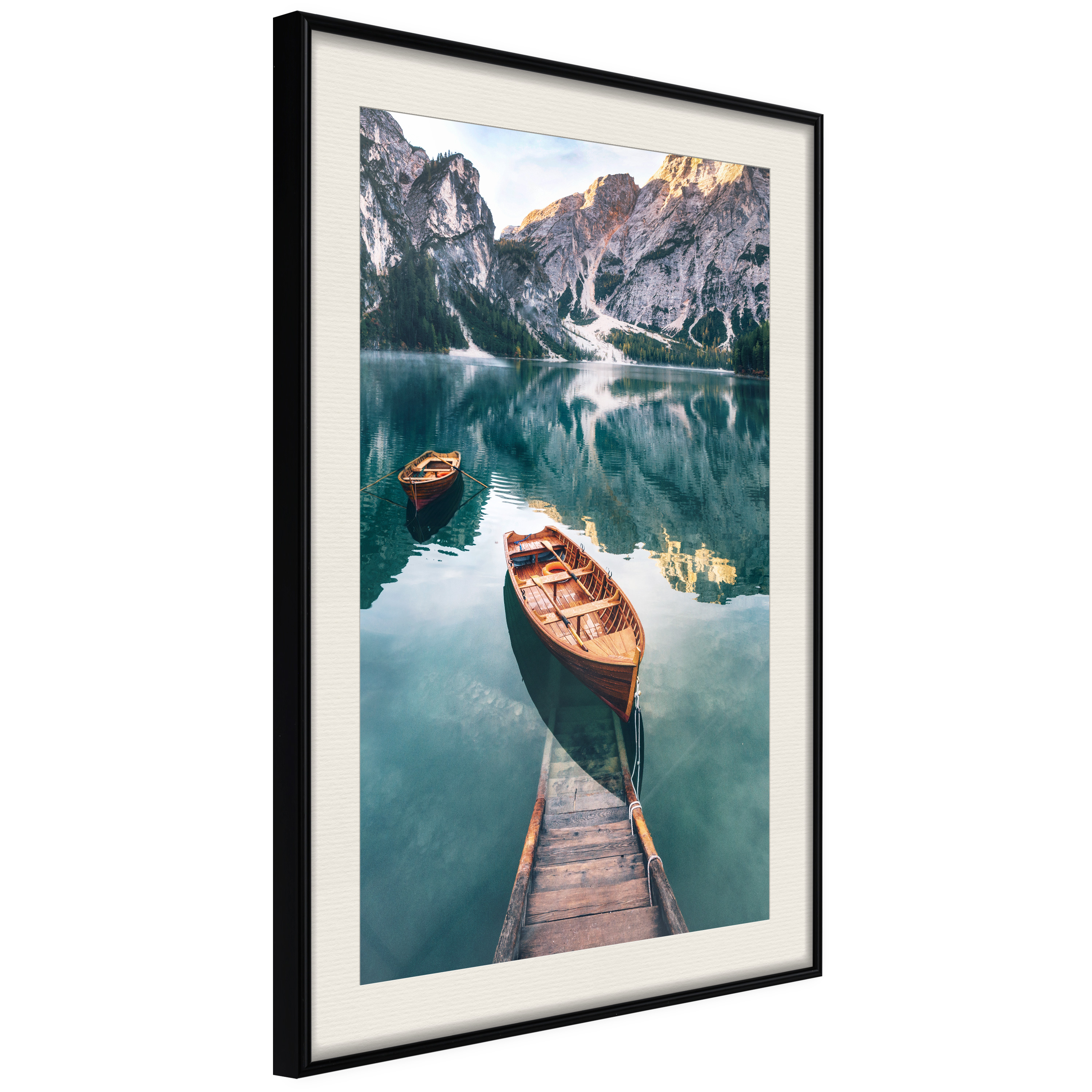Poster - Lake in a Mountain Valley - 40x60