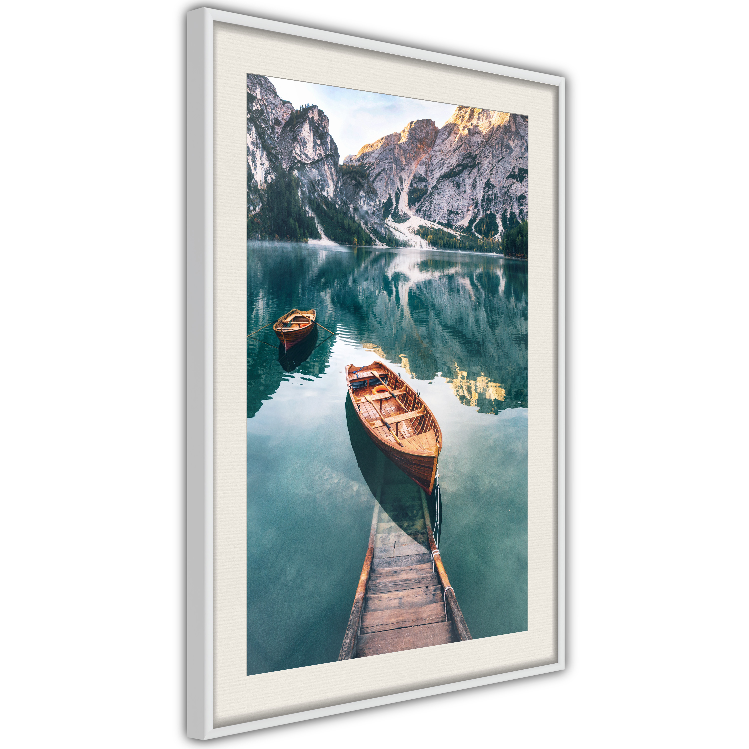 Poster - Lake in a Mountain Valley - 30x45