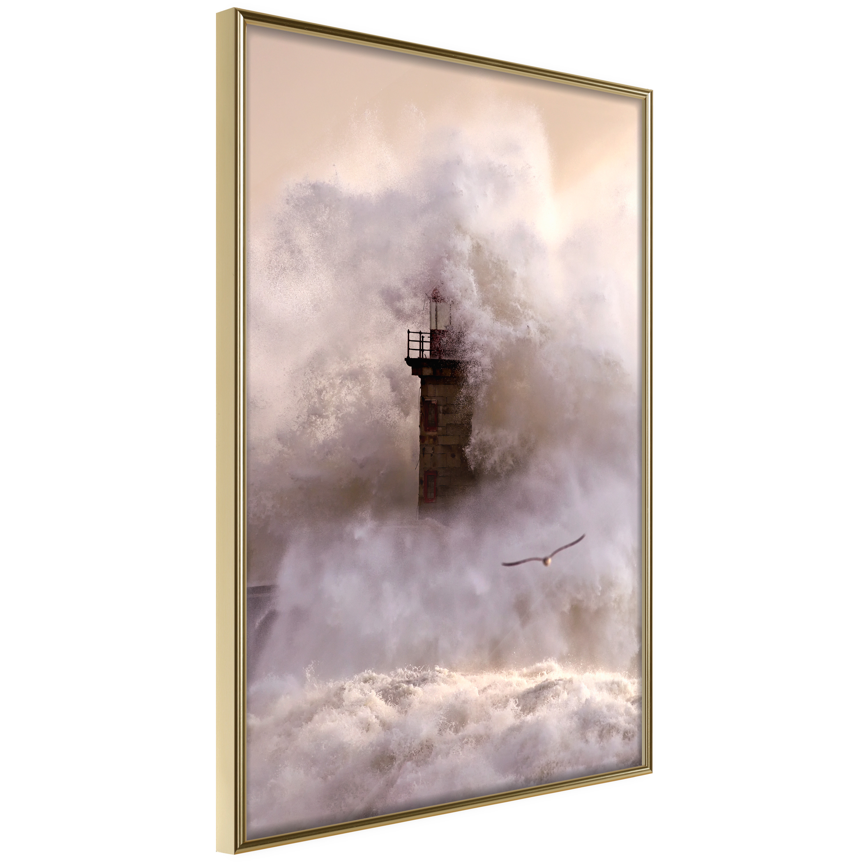 Poster - Lighthouse During a Storm - 40x60