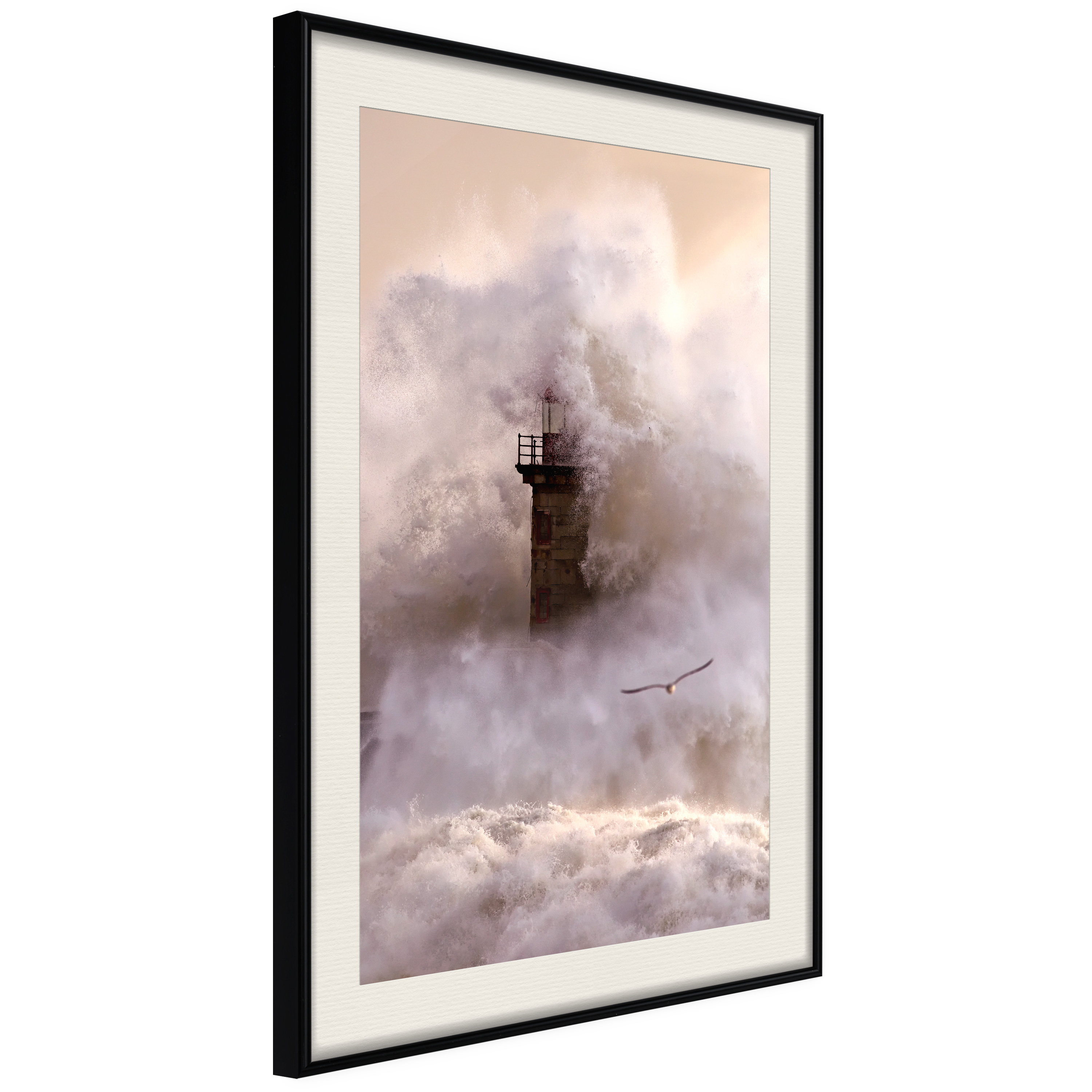 Poster - Lighthouse During a Storm - 40x60