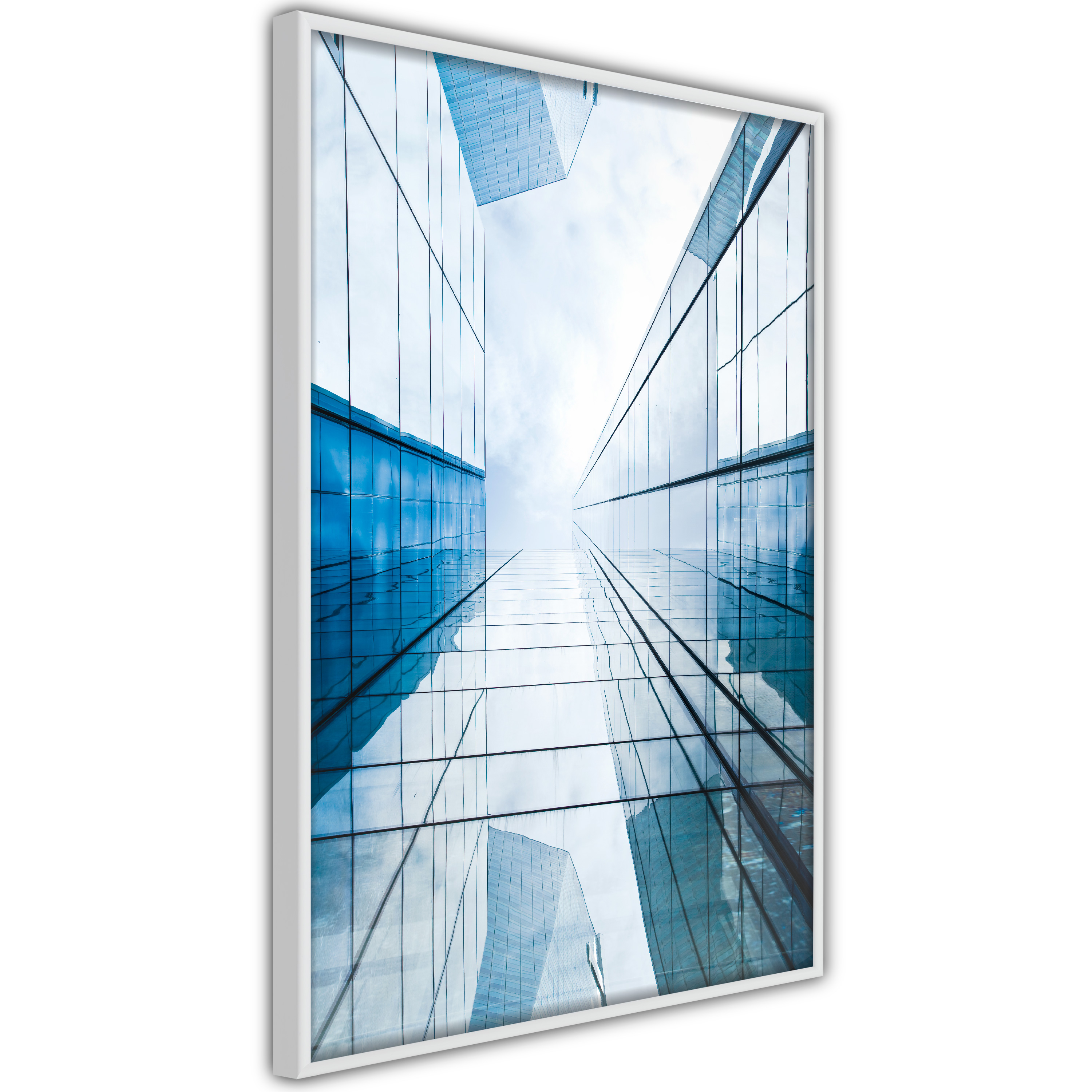 Poster - Steel and Glass (Blue) - 40x60