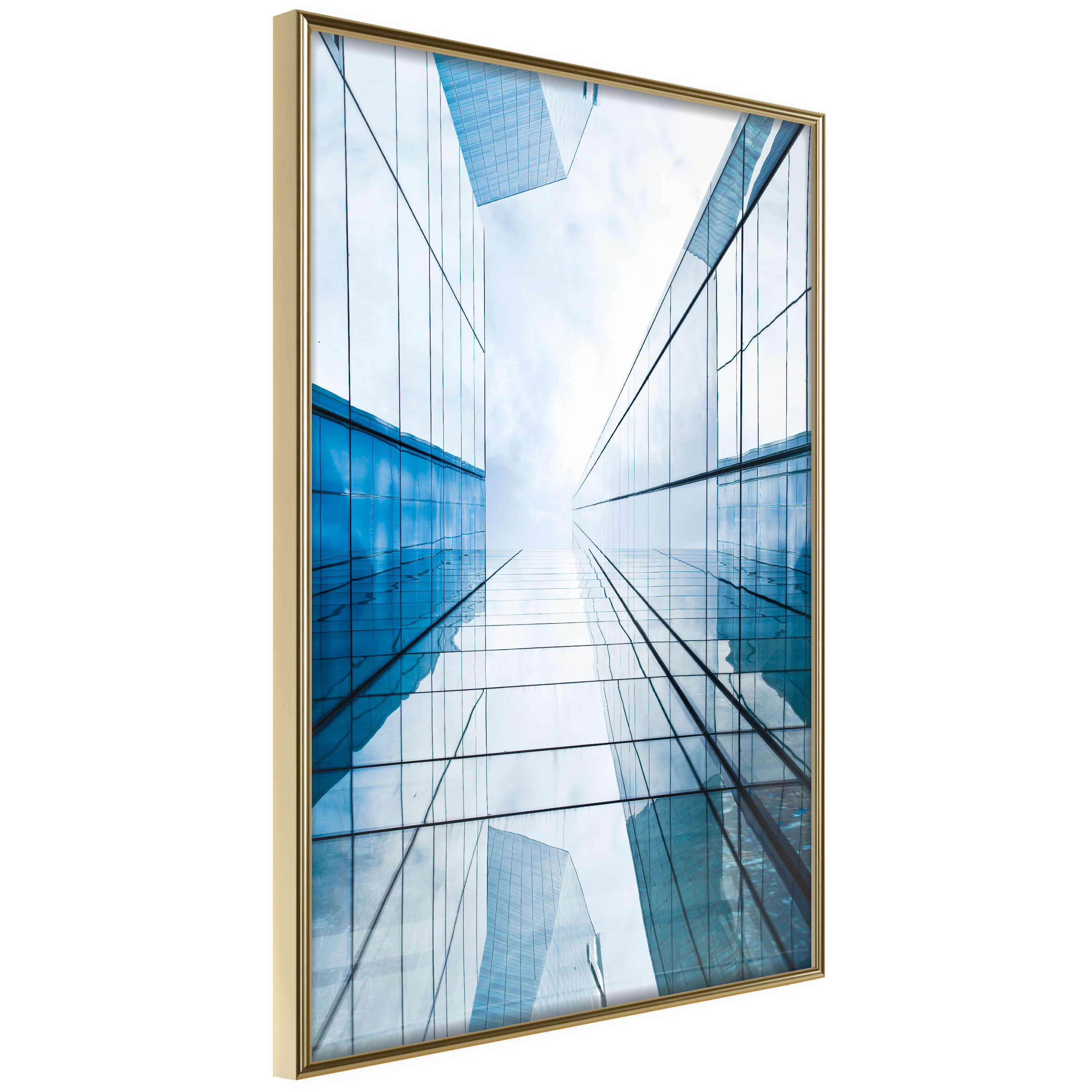 Poster - Steel and Glass (Blue) - 40x60