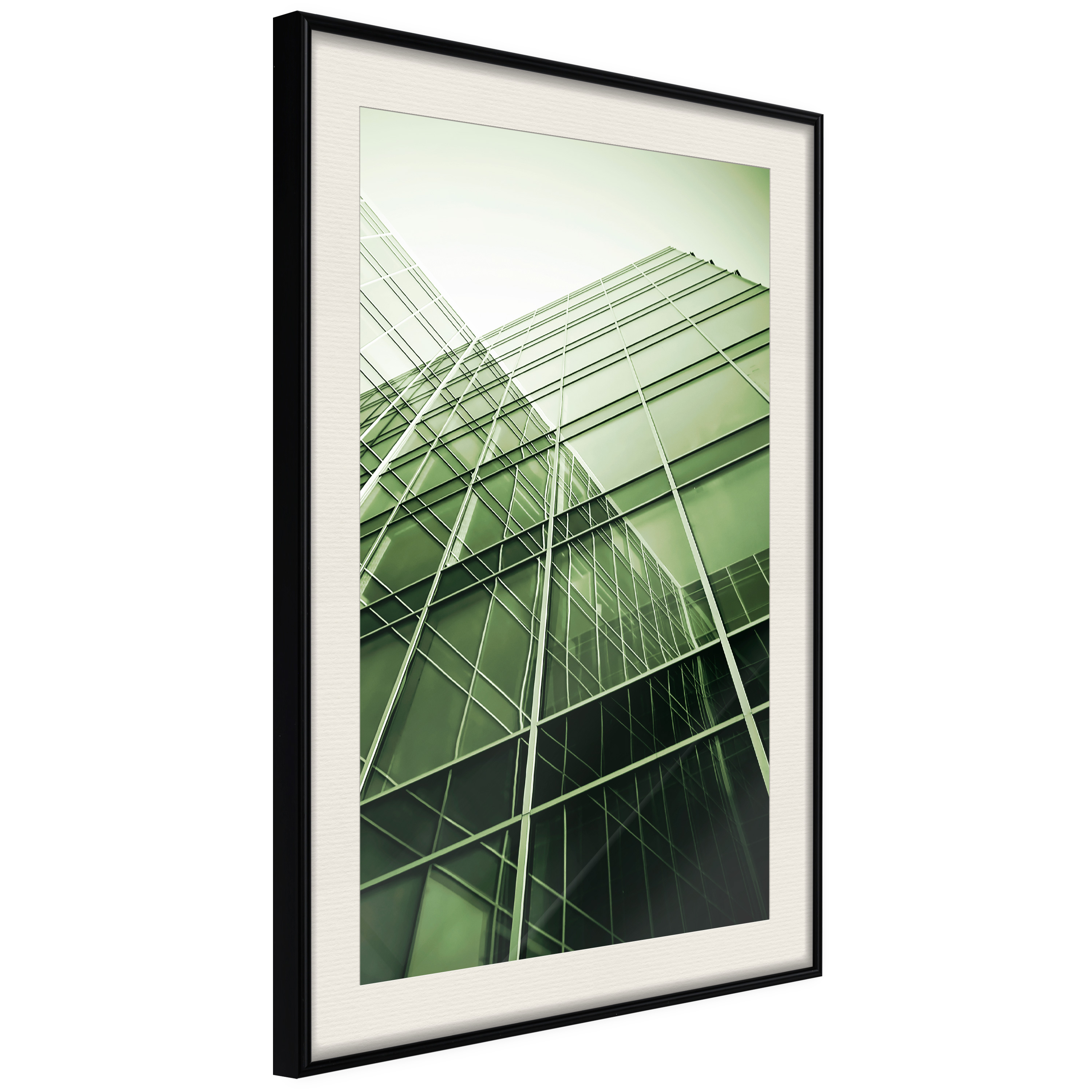 Poster - Steel and Glass (Green) - 30x45