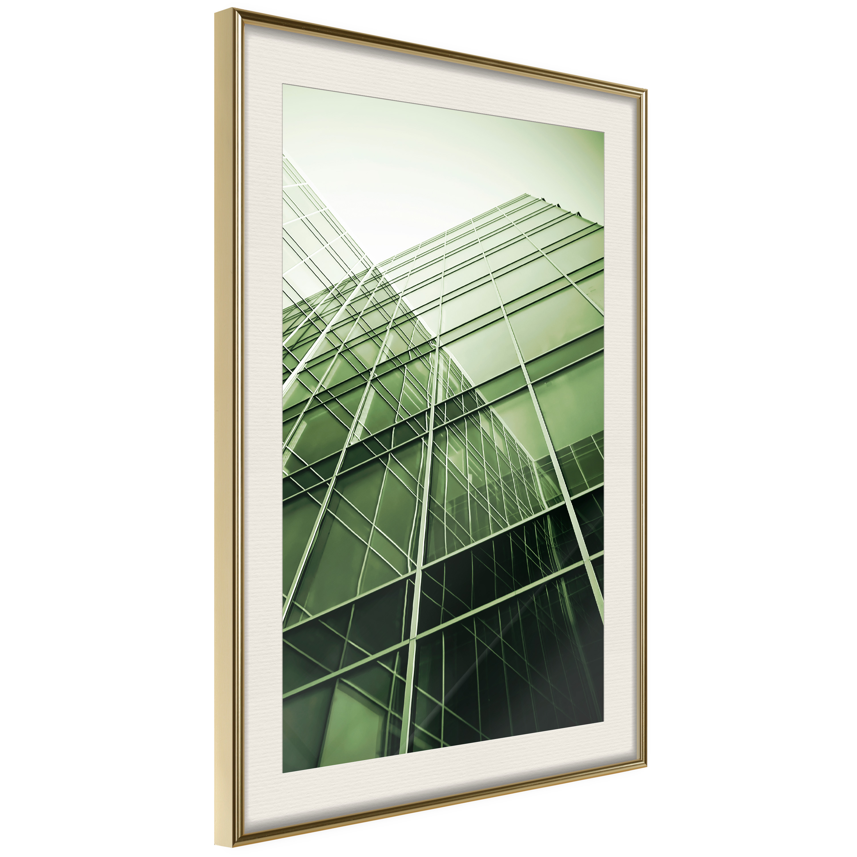 Poster - Steel and Glass (Green) - 20x30