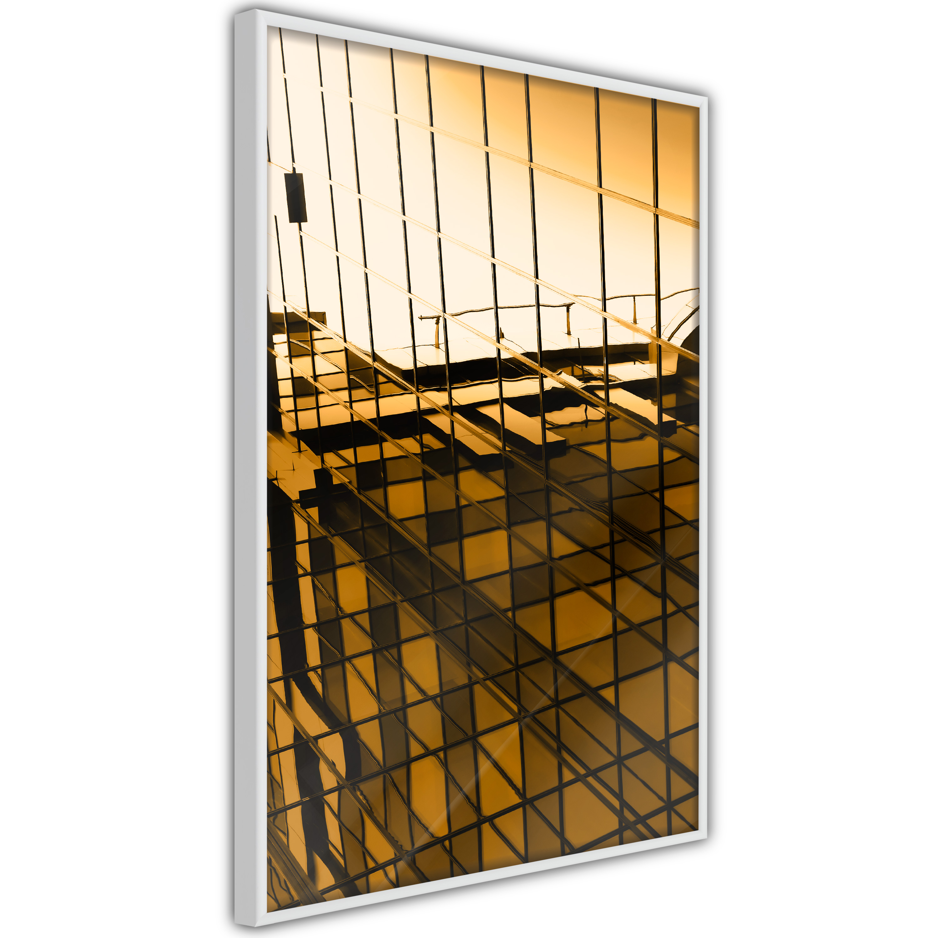 Poster - Steel and Glass (Yellow) - 20x30