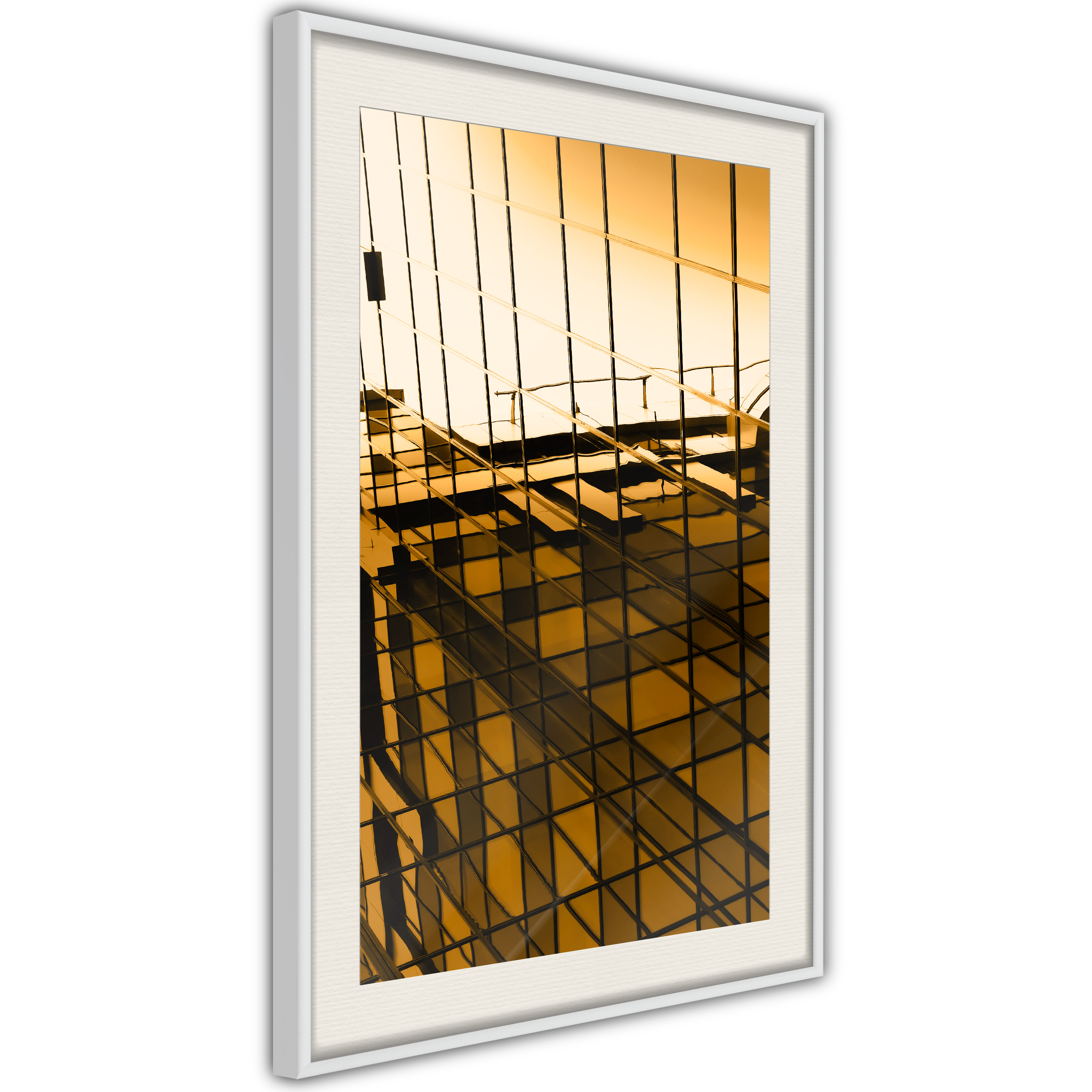 Poster - Steel and Glass (Yellow) - 20x30