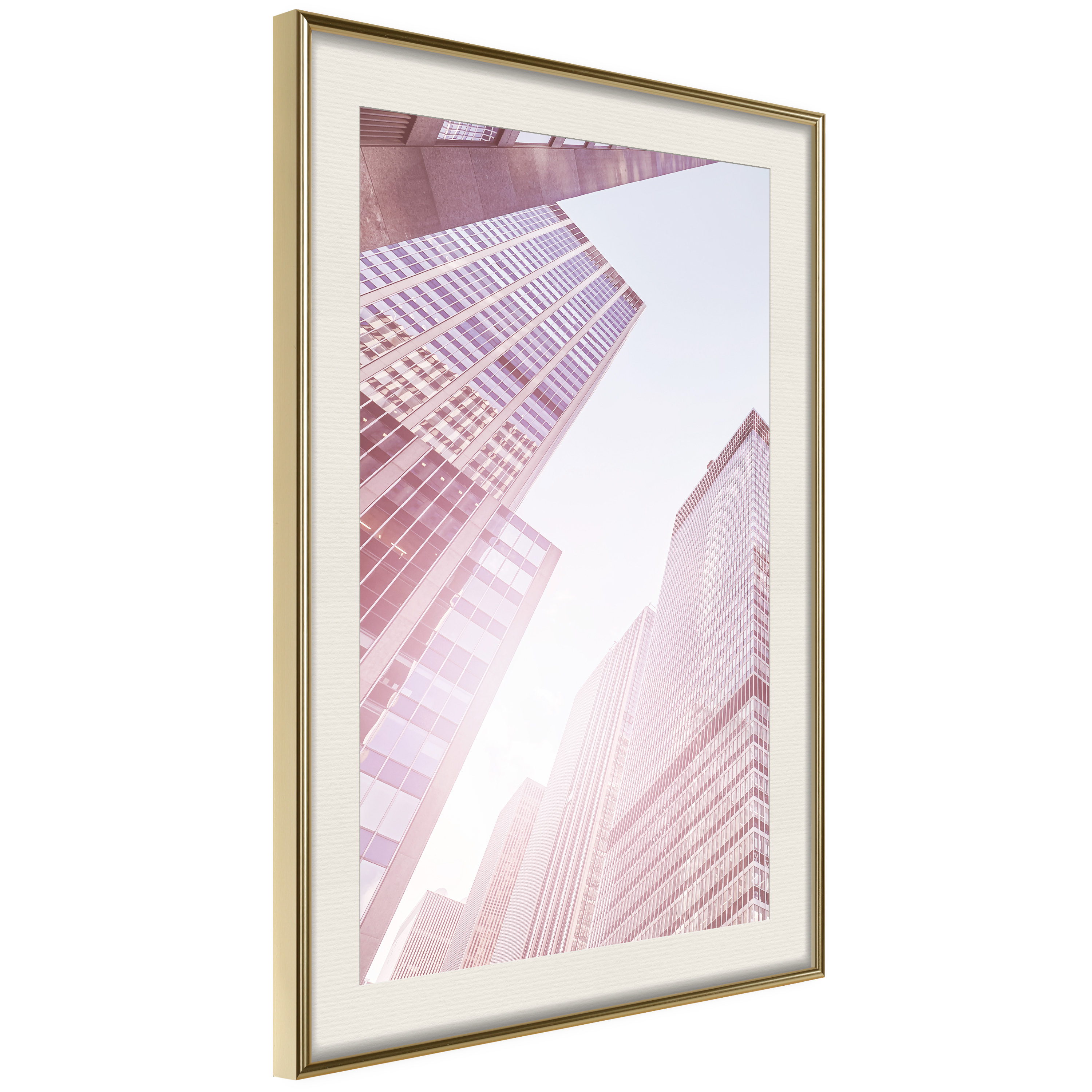 Poster - Steel and Glass (Pink) - 40x60