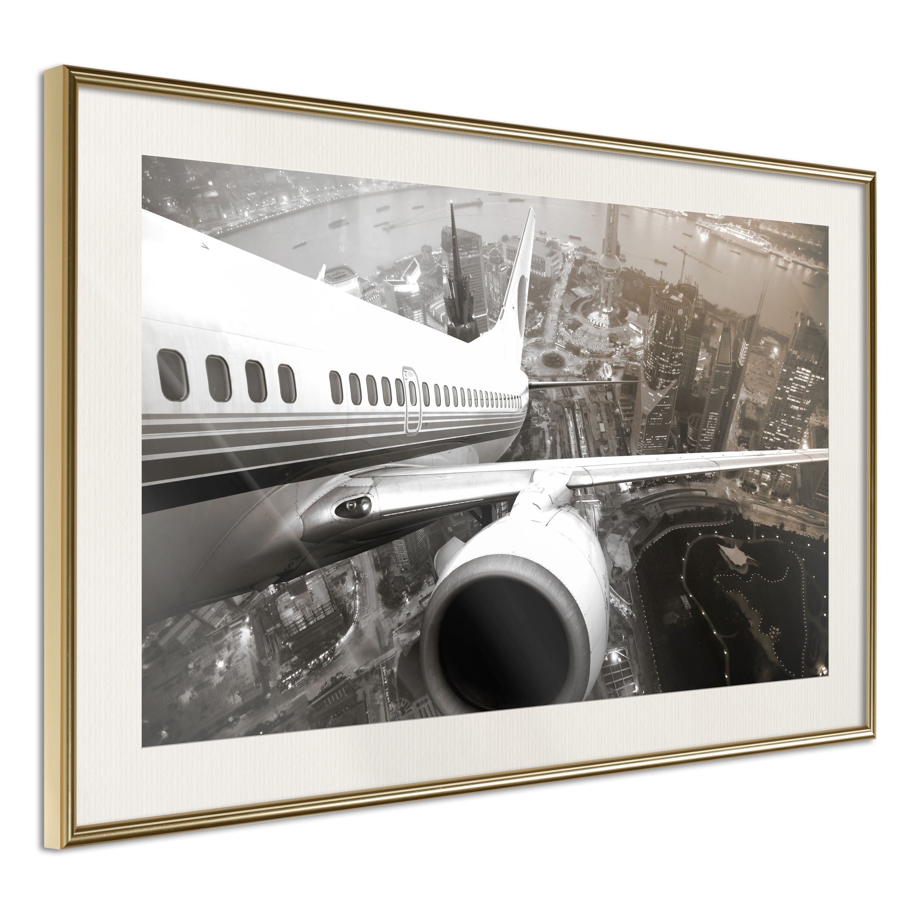 Poster - Plane Wing - 30x20