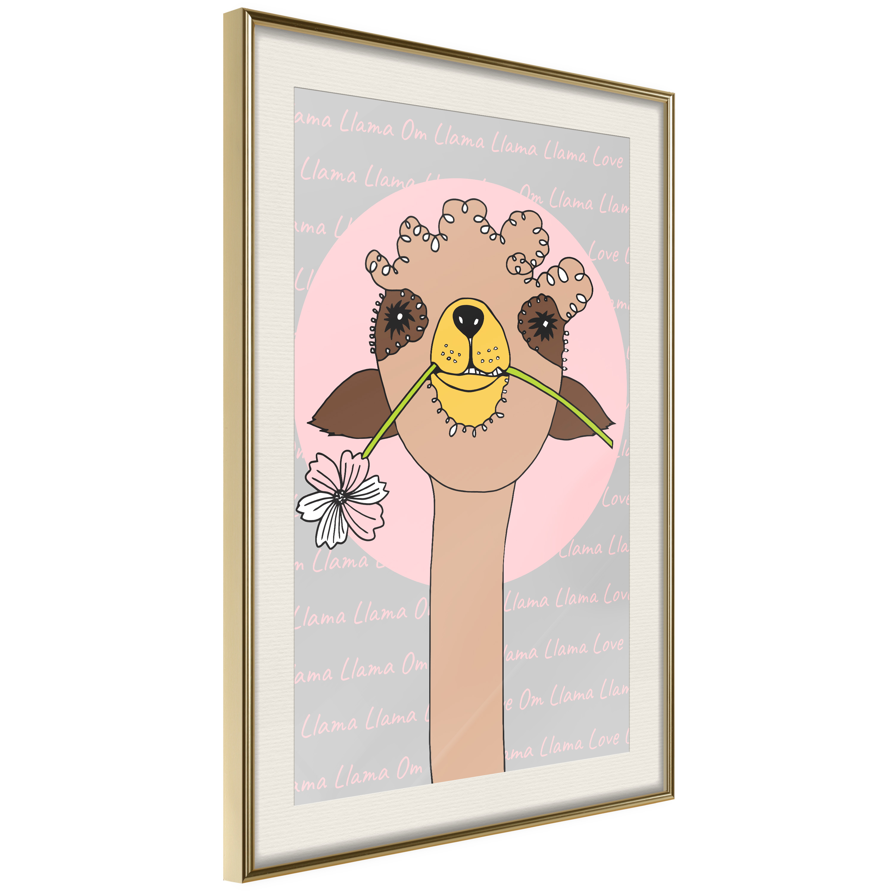 Poster - Cute Llama - 40x60