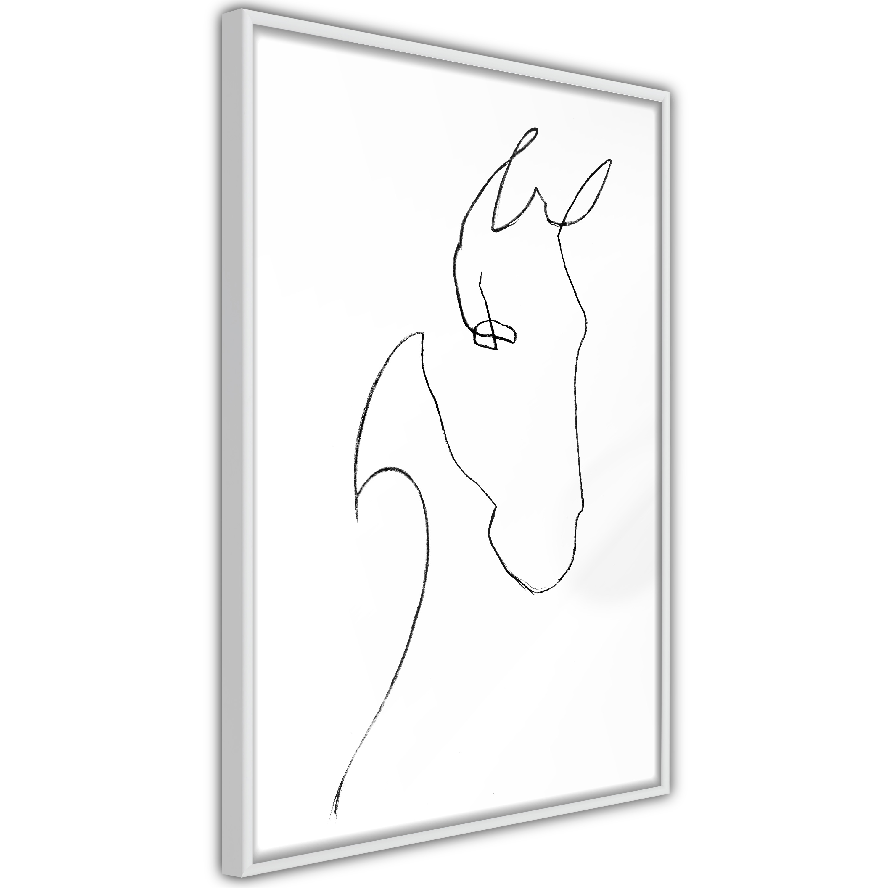 Poster - Sketch of a Horse's Head - 40x60