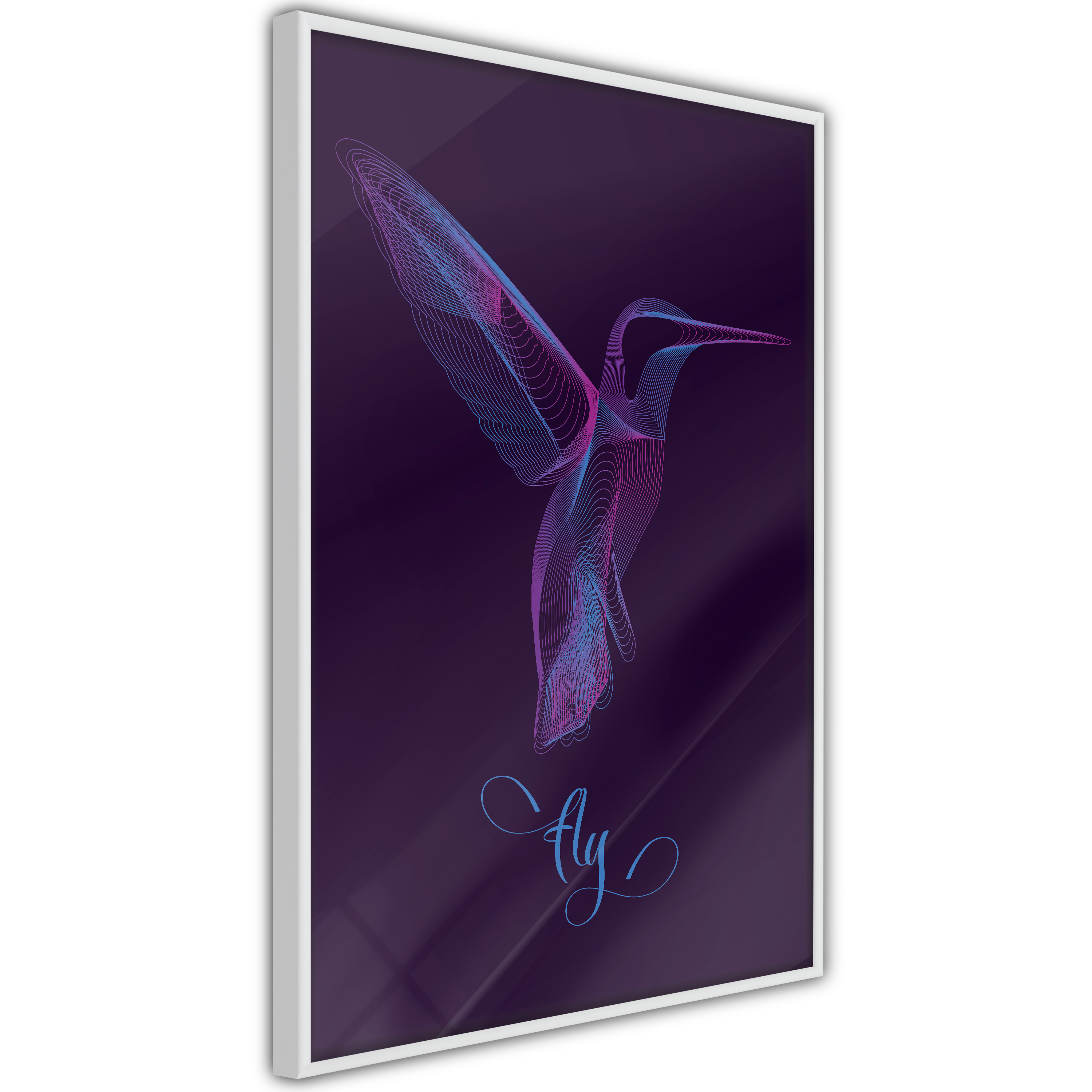 Poster - Fluorescent Hummingbird  - 30x45