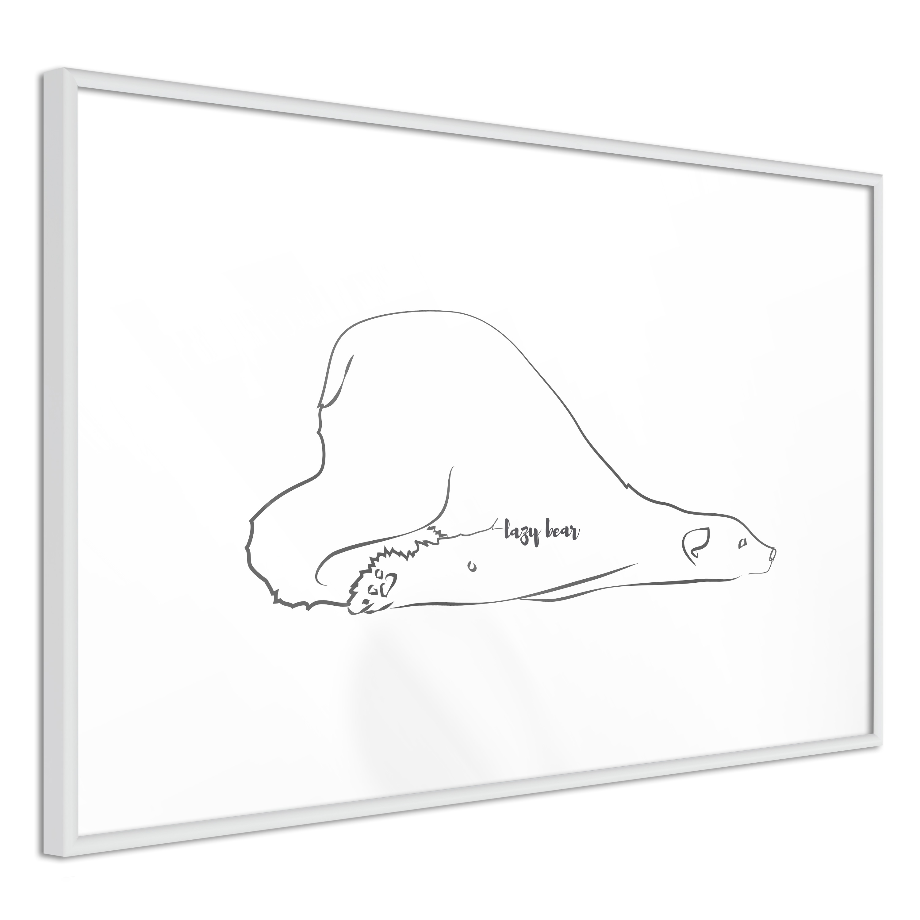 Poster - Resting Polar Bear - 90x60