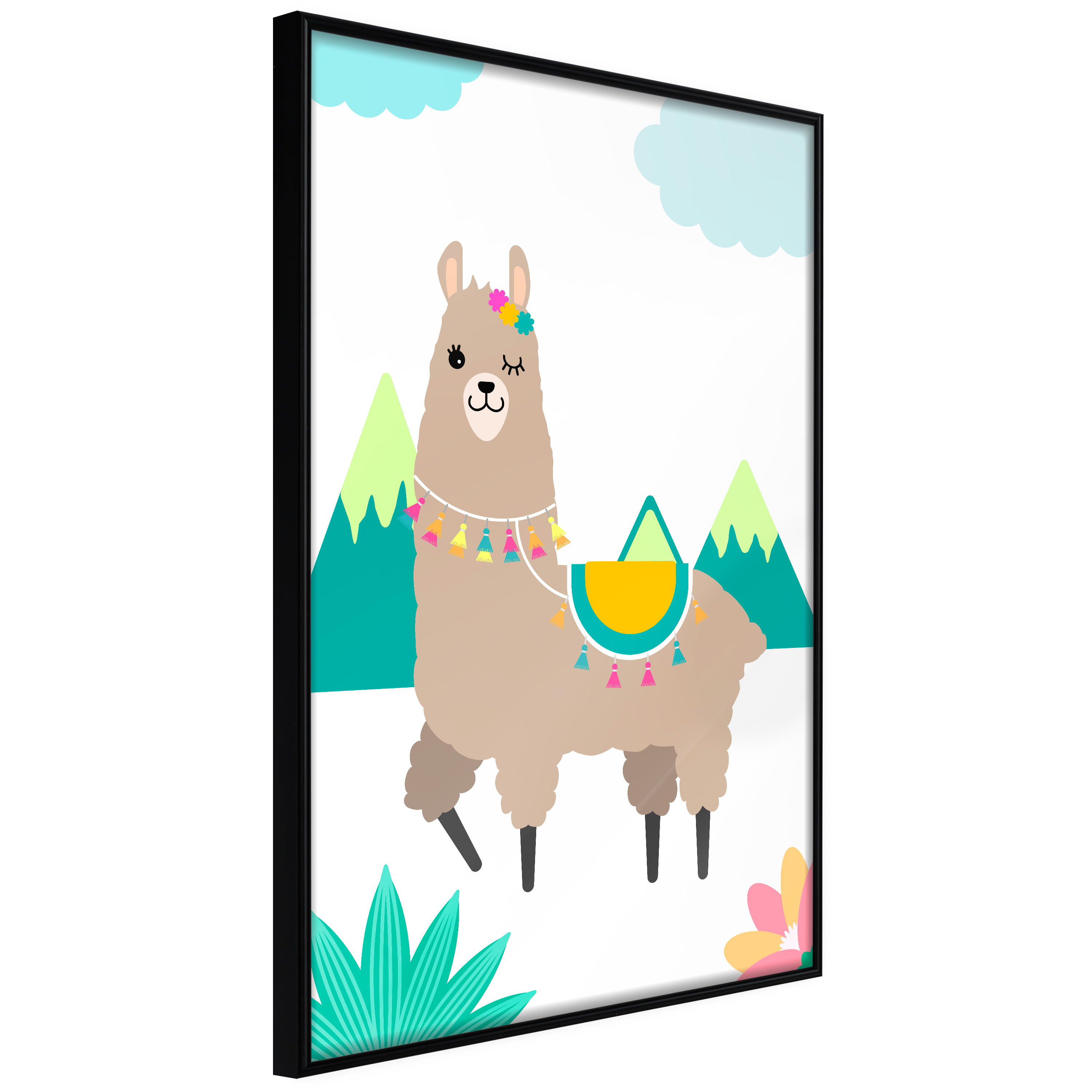 Poster - Playful Llama - 20x30