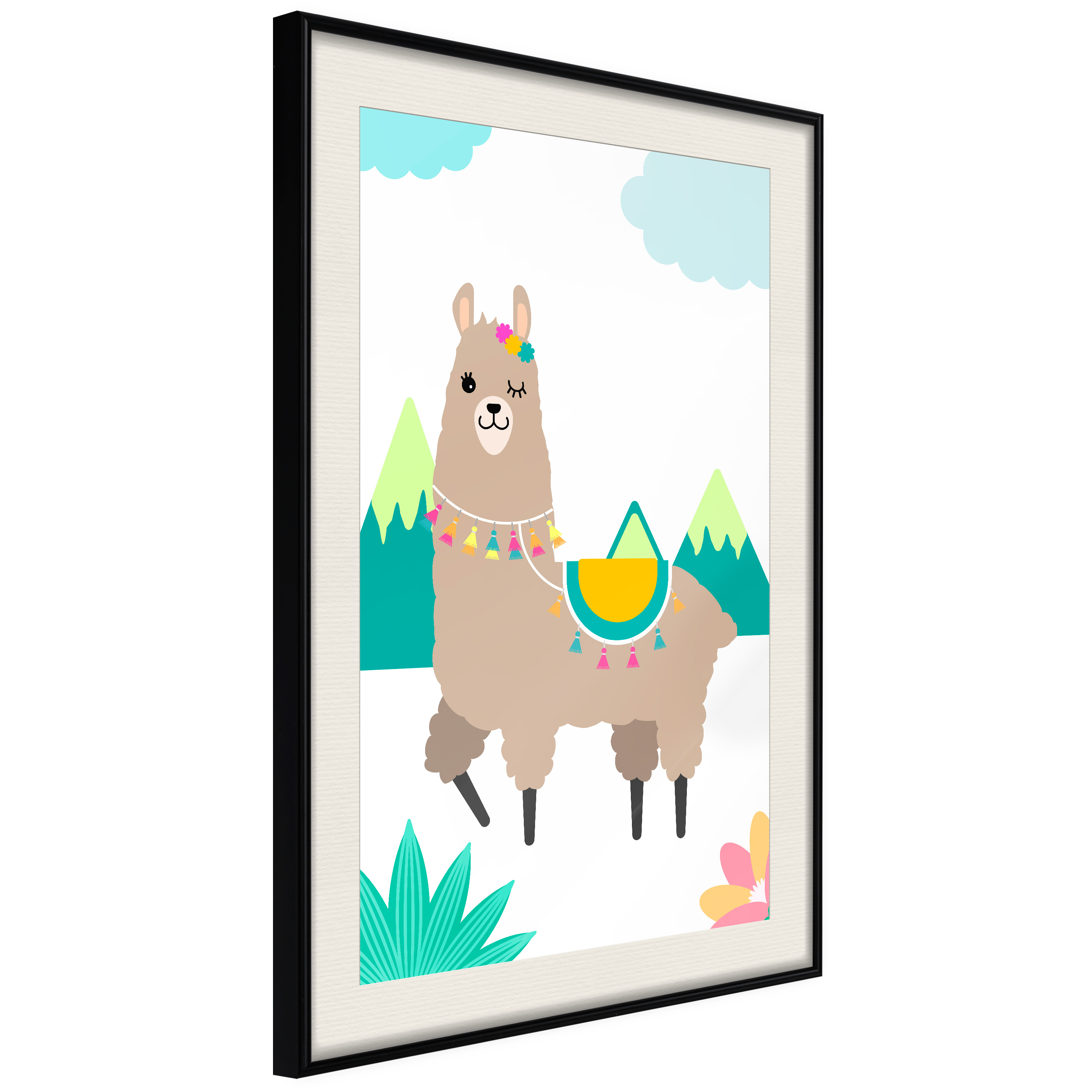 Poster - Playful Llama - 20x30