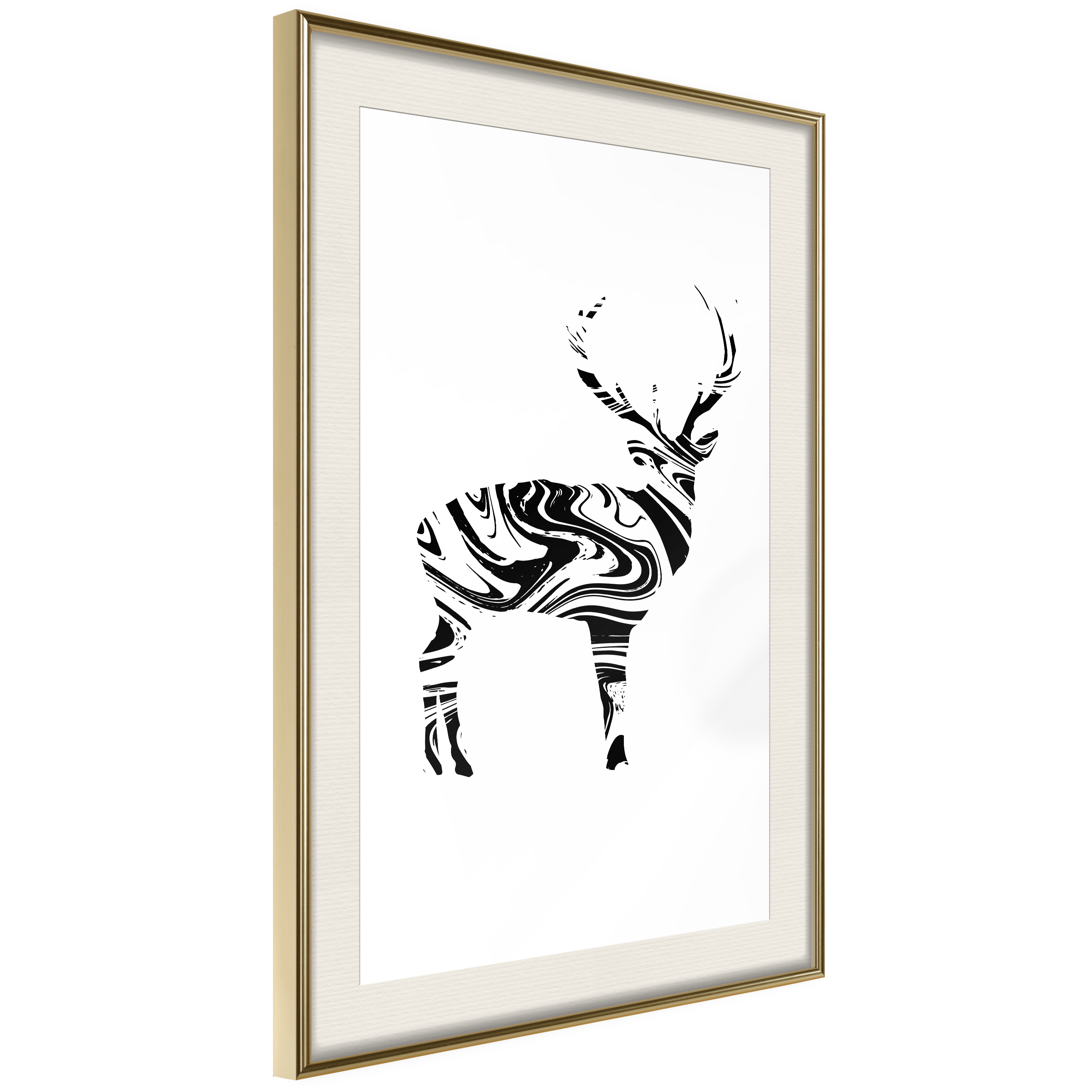 Poster - Marble Stag - 40x60