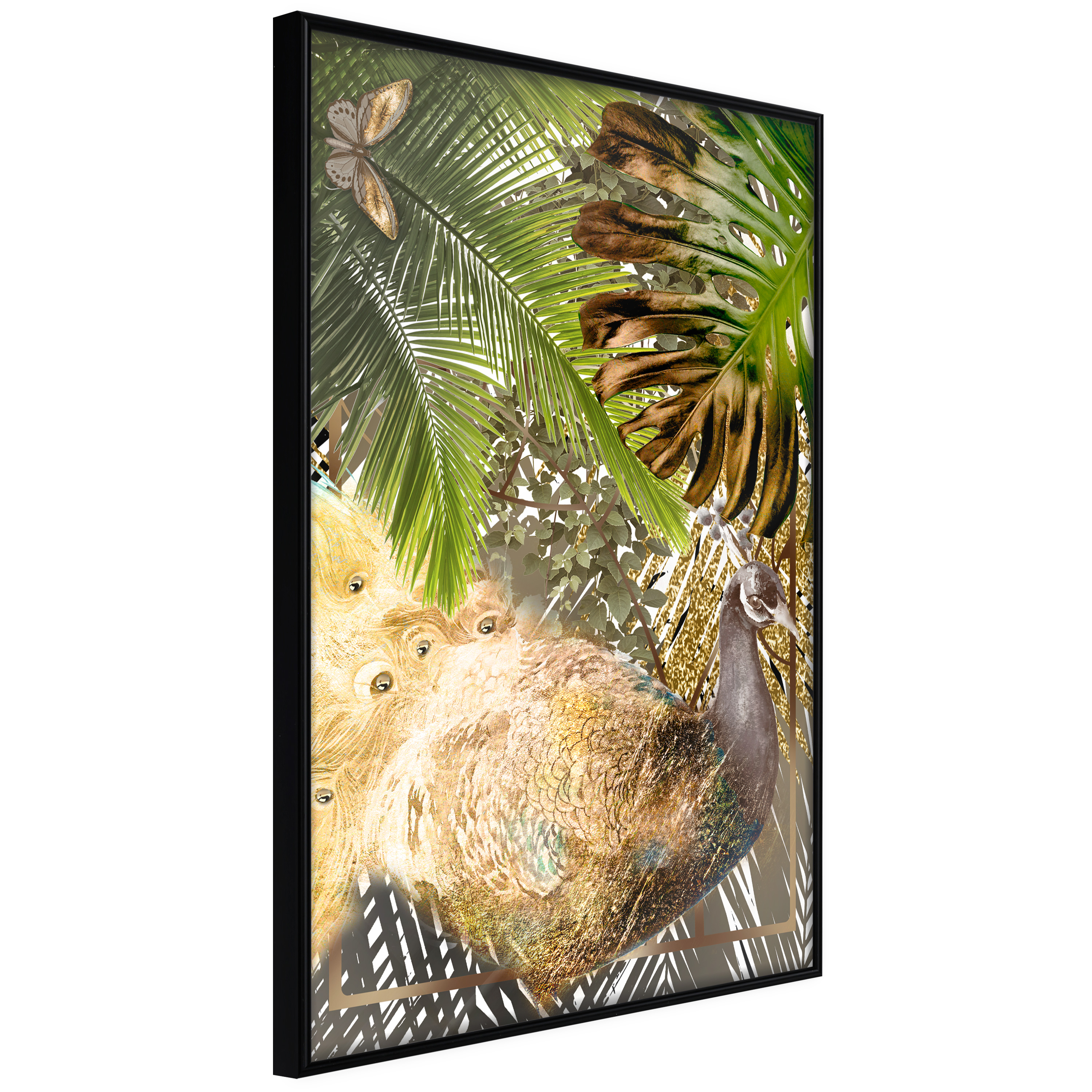 Poster - Fairy-Tale Peacock in the Jungle - 20x30
