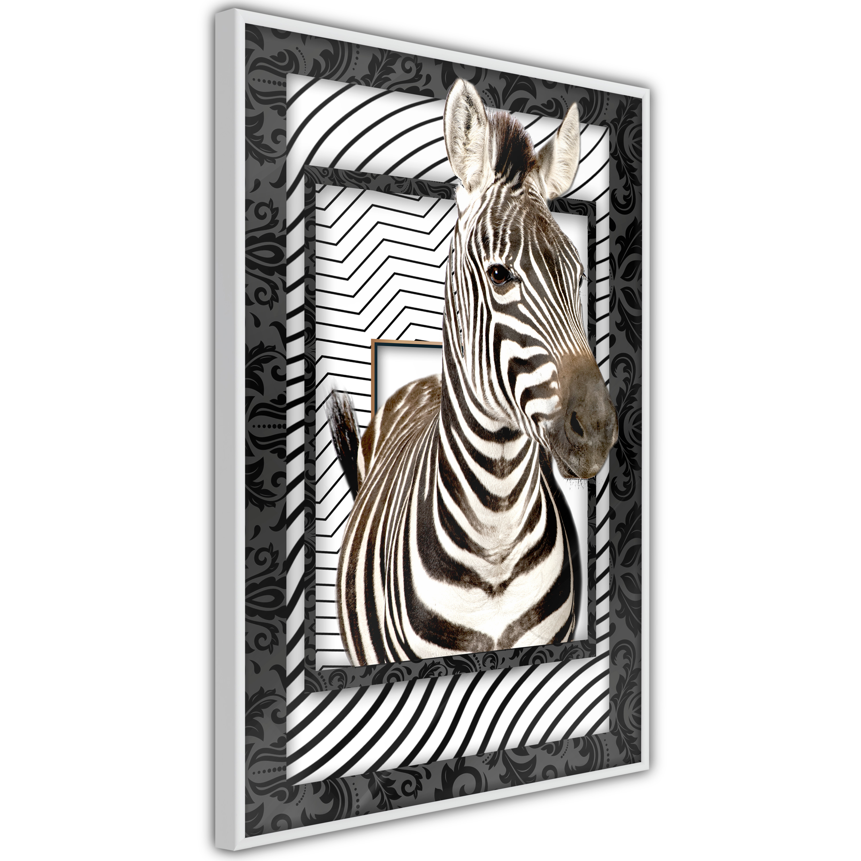 Poster - Zebra in the Frame - 30x45