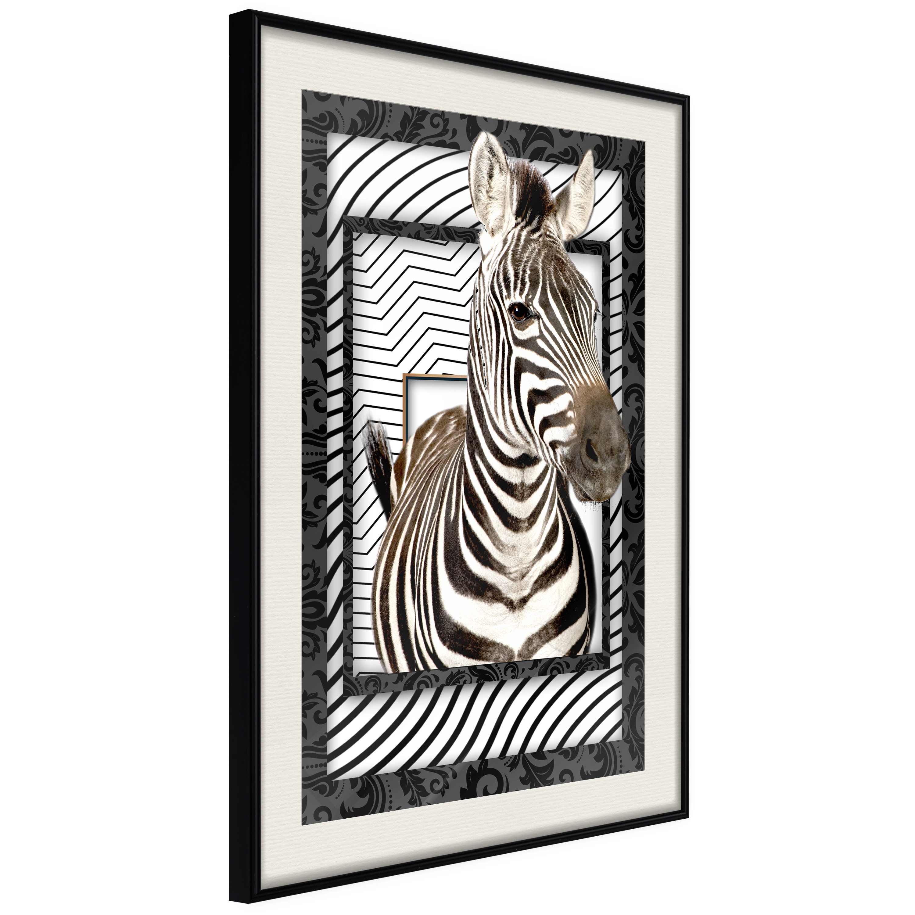 Poster - Zebra in the Frame - 40x60