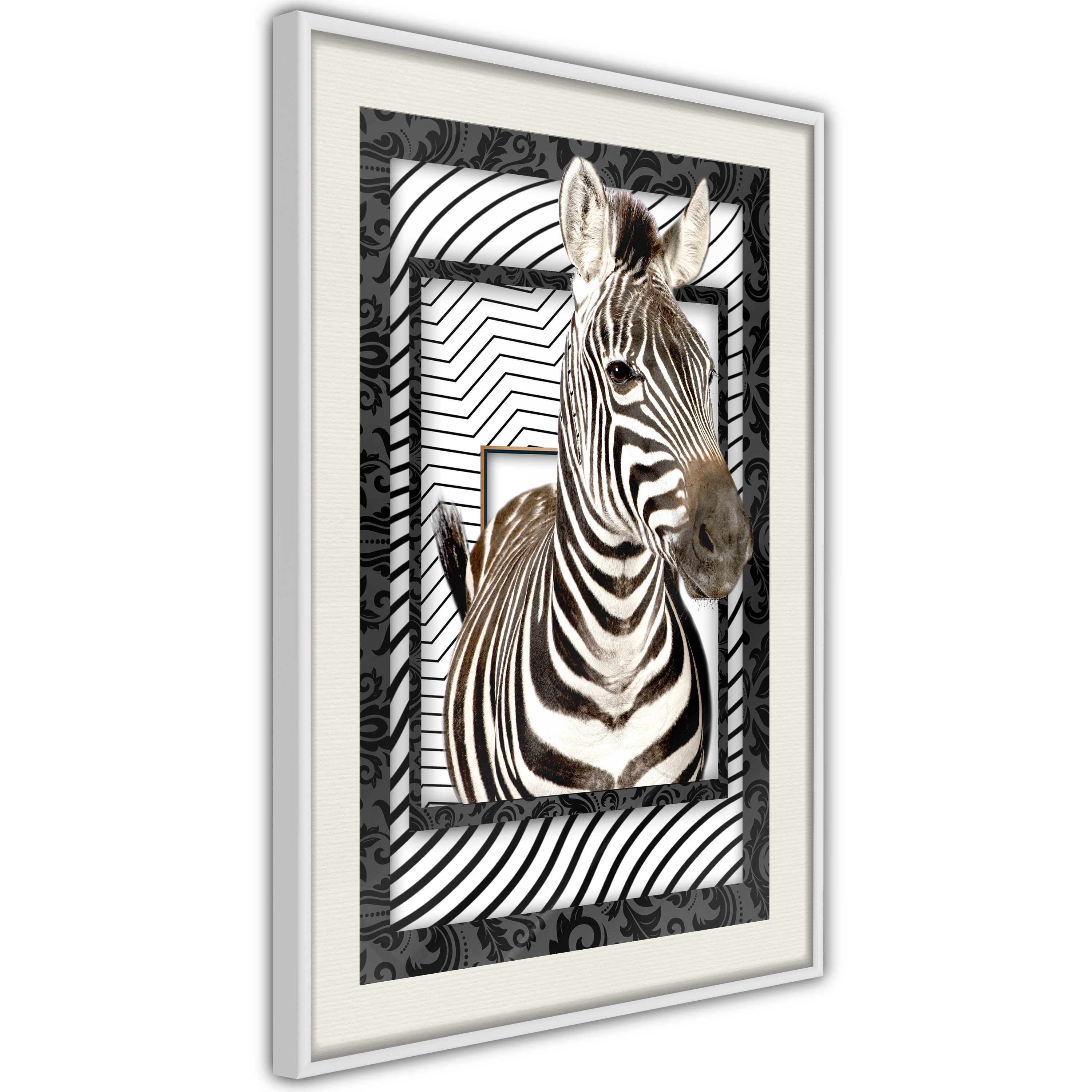 Poster - Zebra in the Frame - 20x30