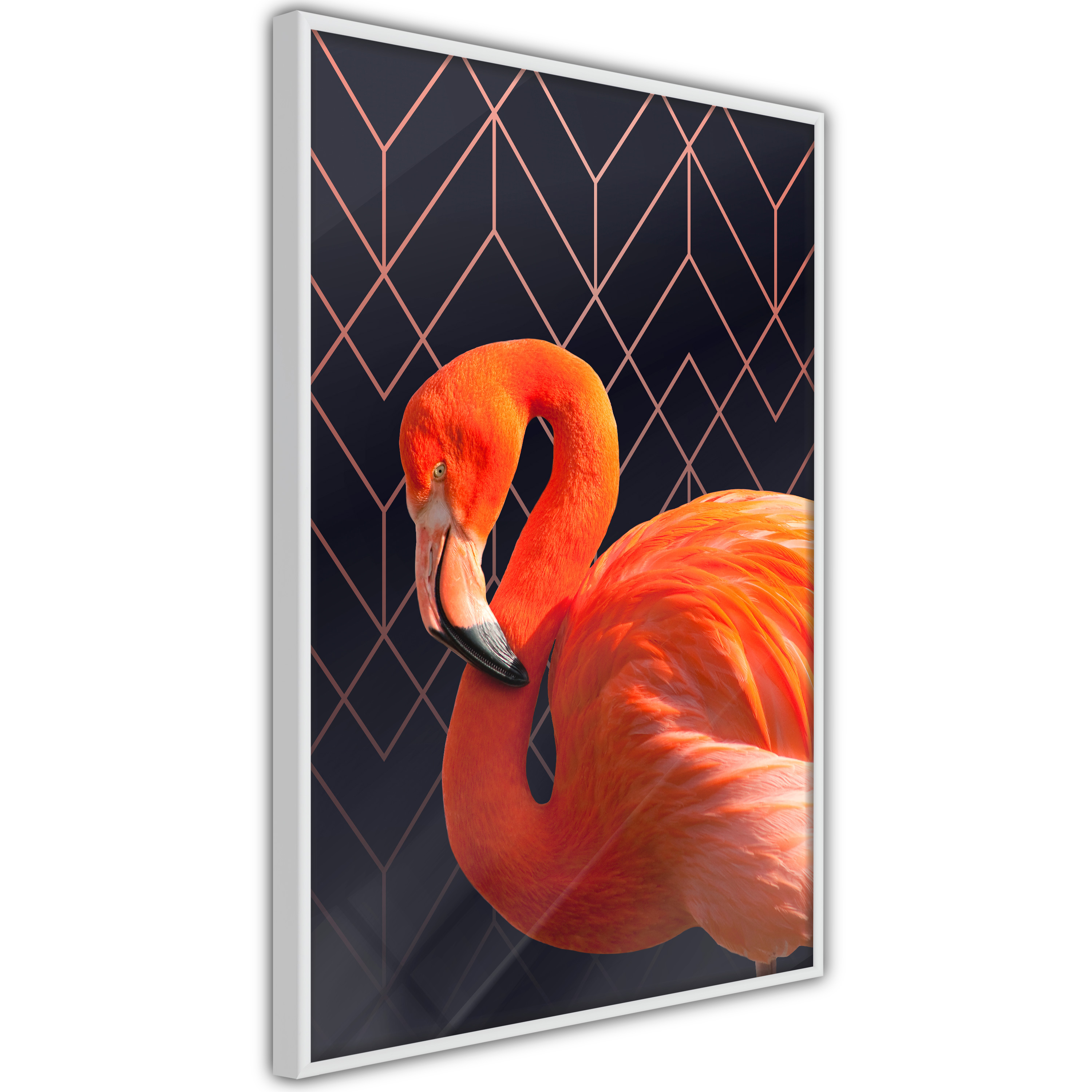 Poster - Orange Flamingo - 20x30