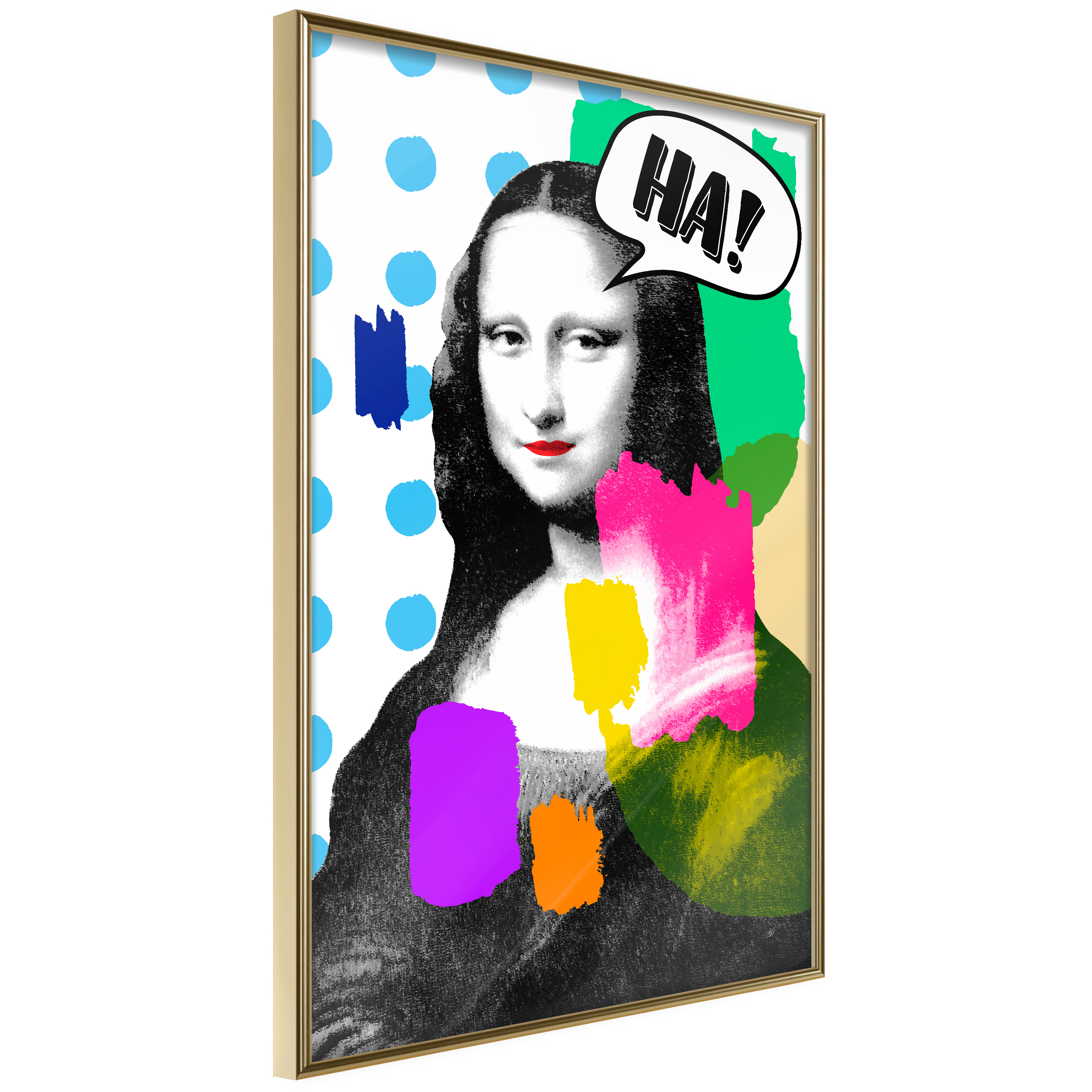 Poster - Mona Lisa's Laughter - 20x30