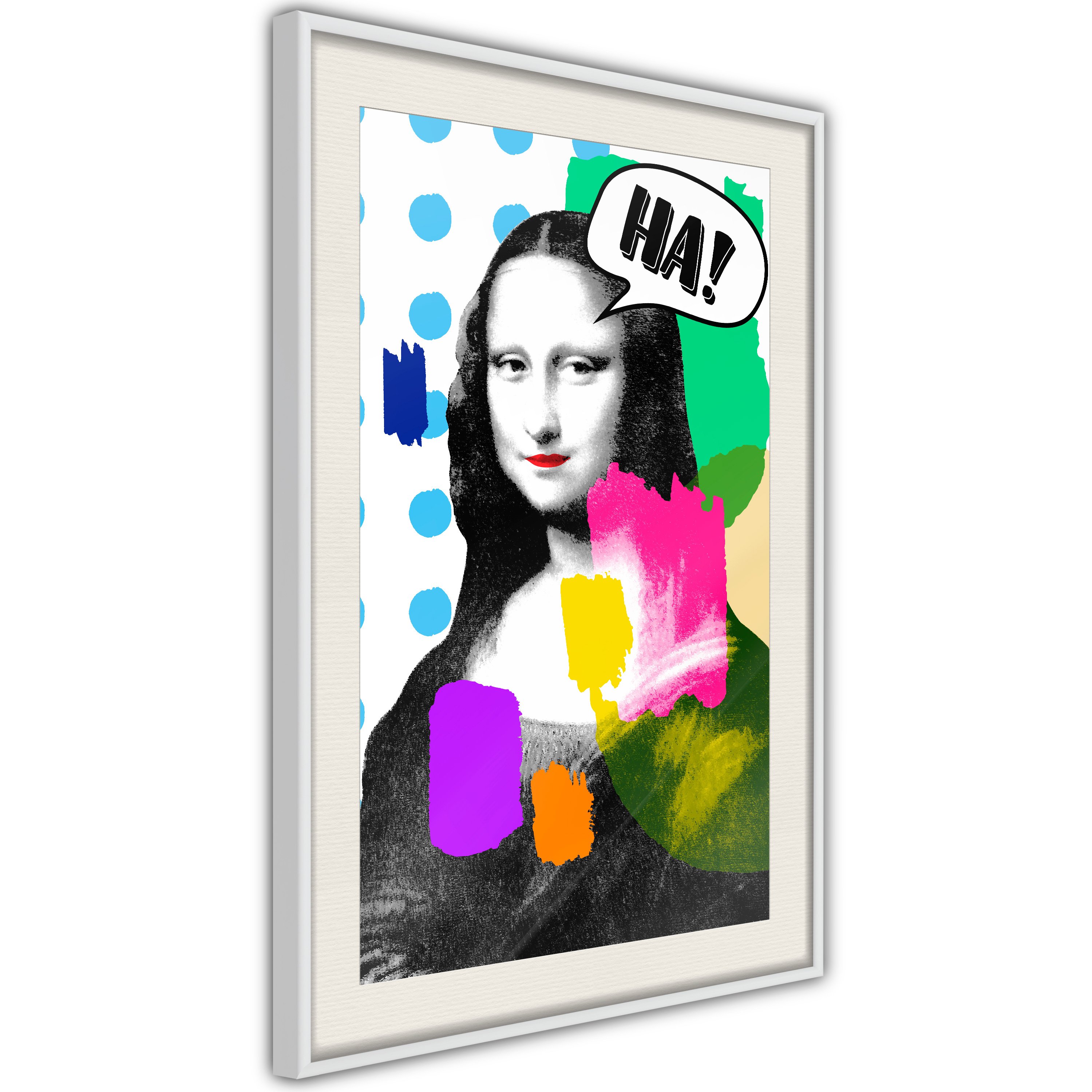 Poster - Mona Lisa's Laughter - 40x60
