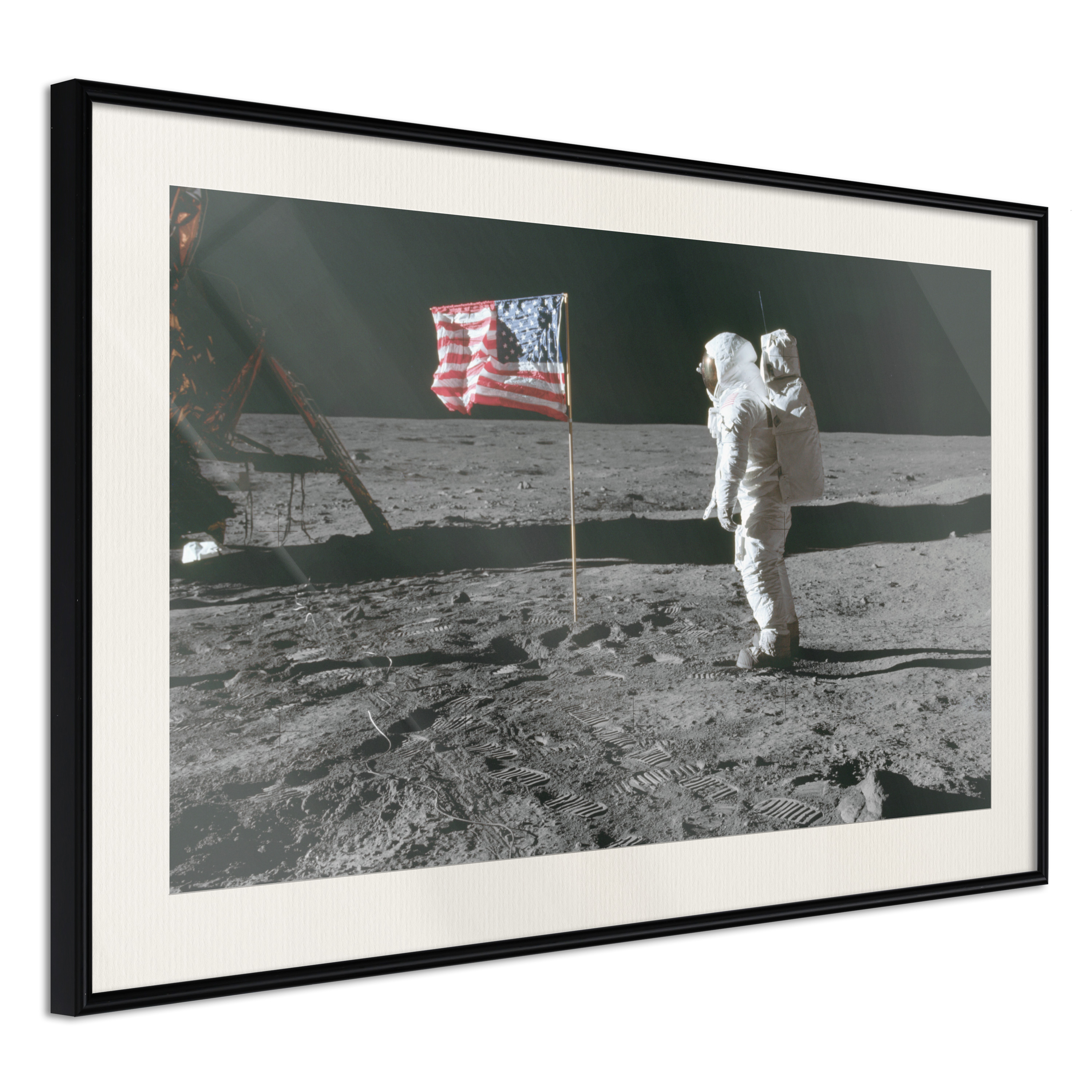 Poster - Flag on the Moon - 45x30