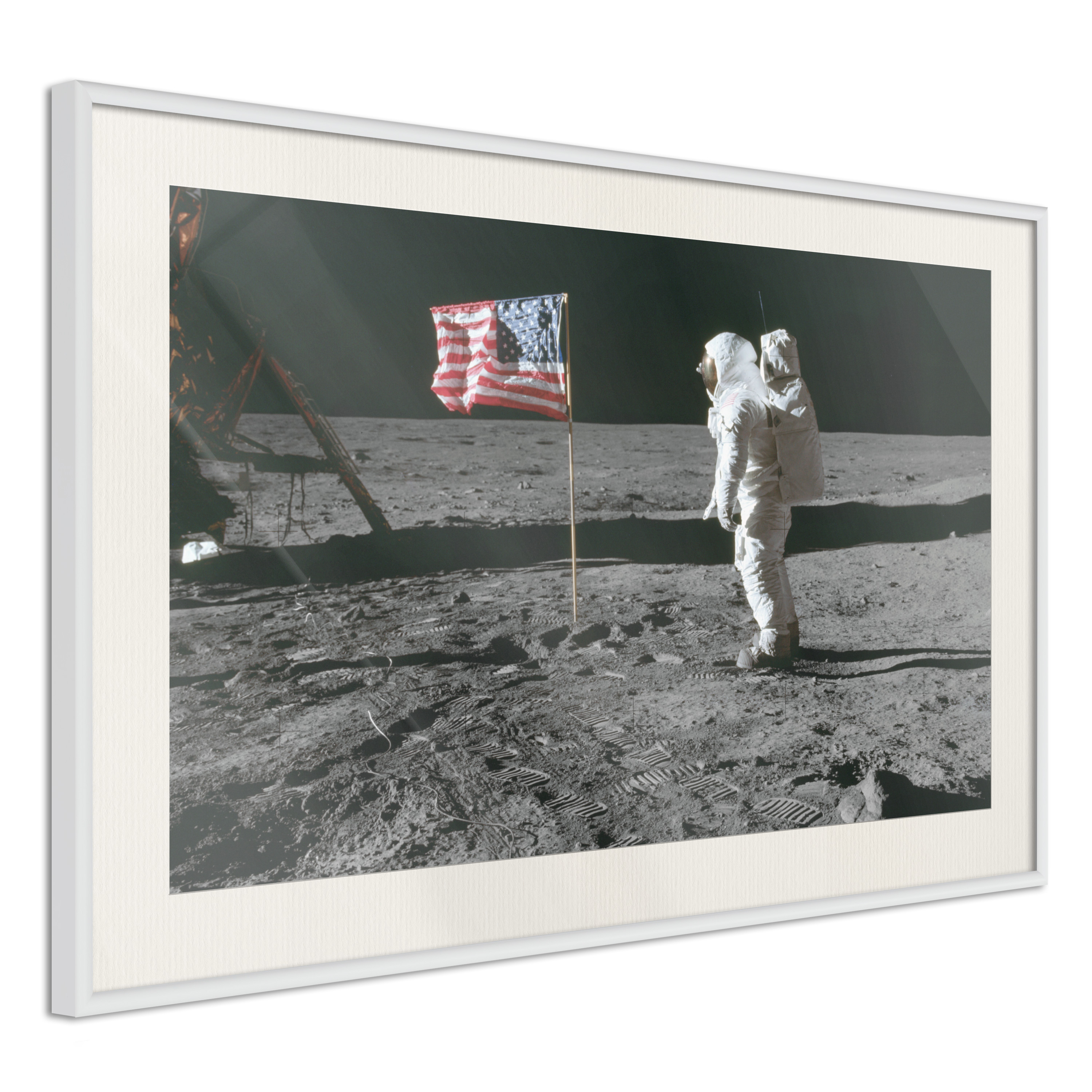Poster - Flag on the Moon - 45x30