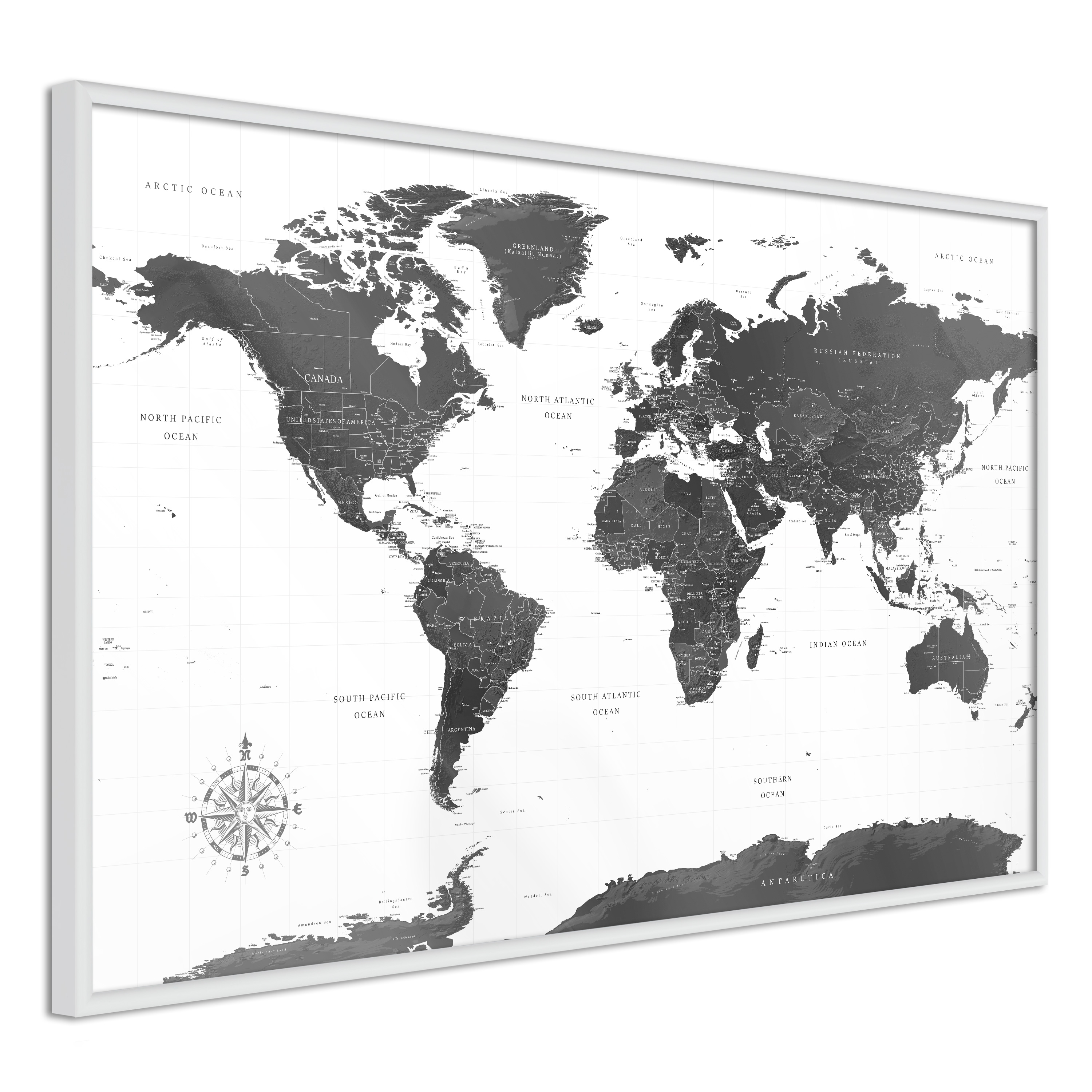Poster - The World in Black and White - 60x40