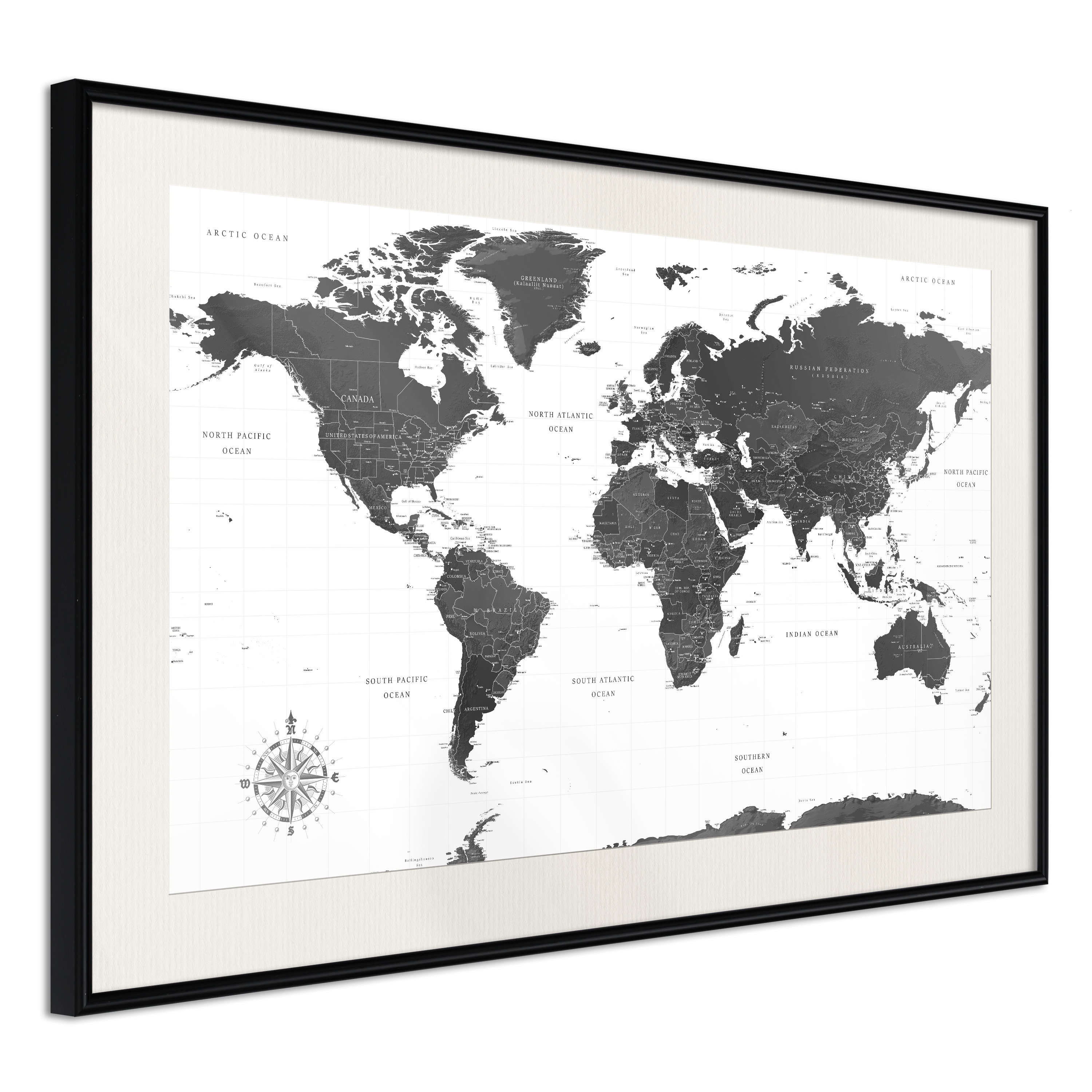Poster - The World in Black and White - 90x60