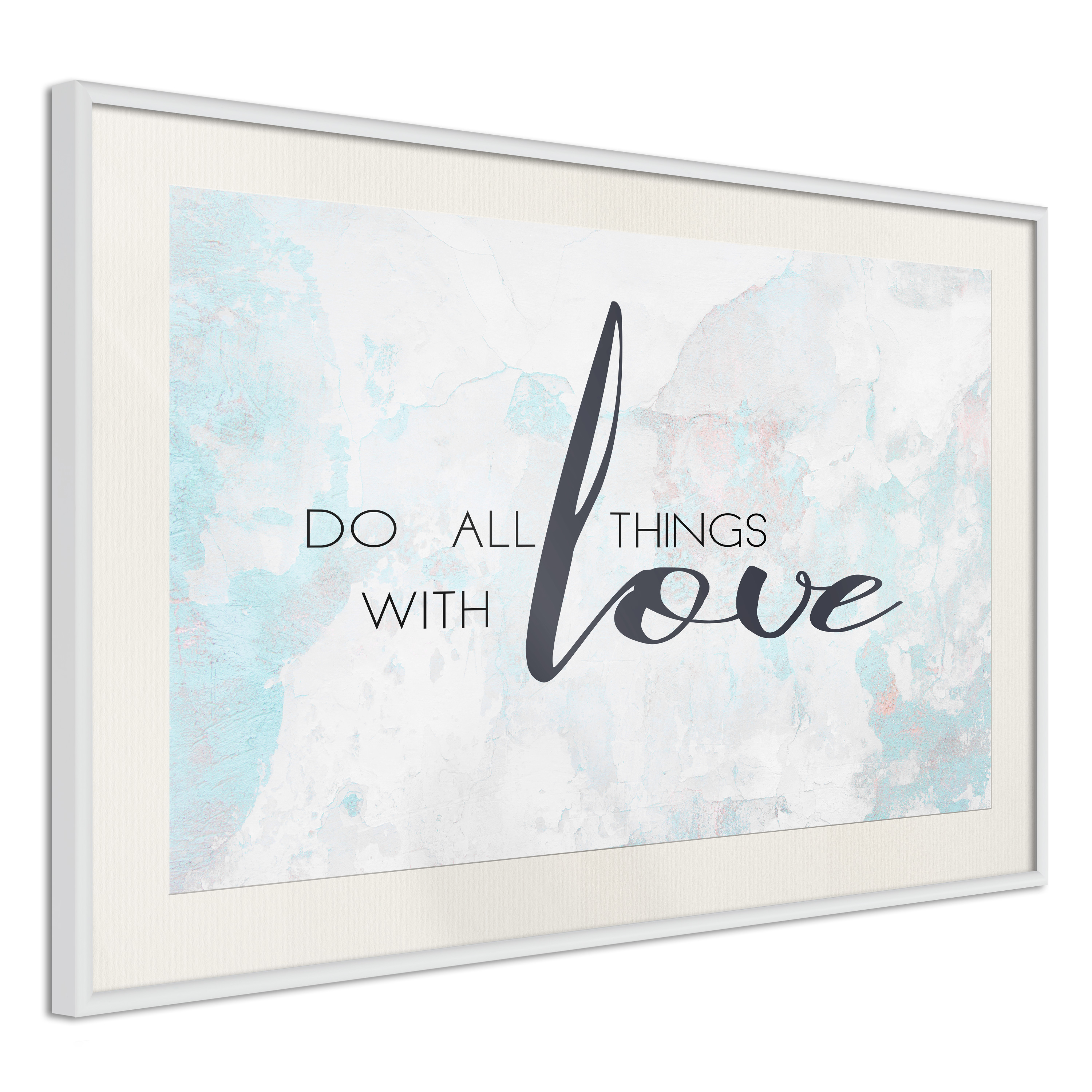 Poster - With Love - 30x20