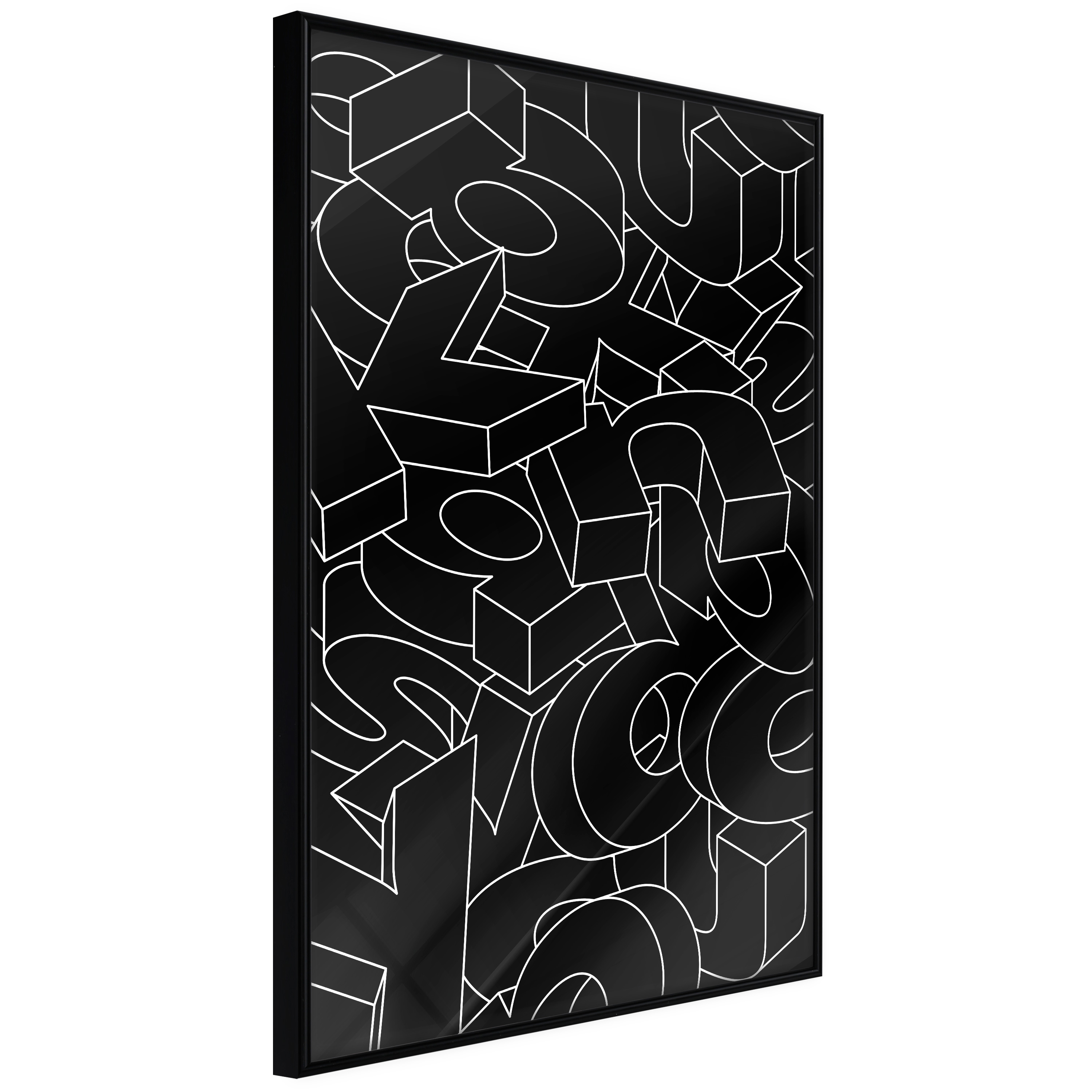 Poster - Scattered Letters - 30x45