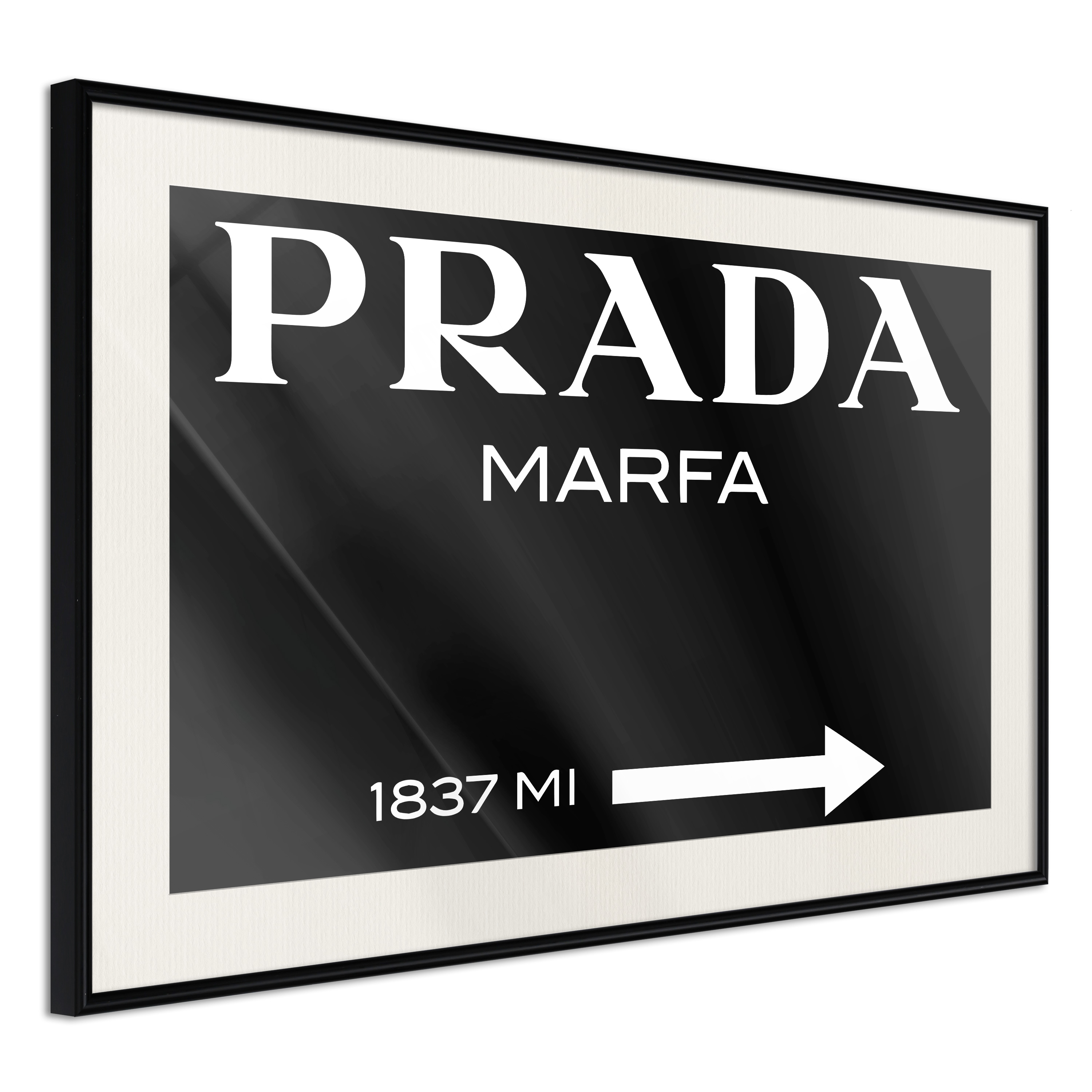 Poster - Prada (Black) - 30x20