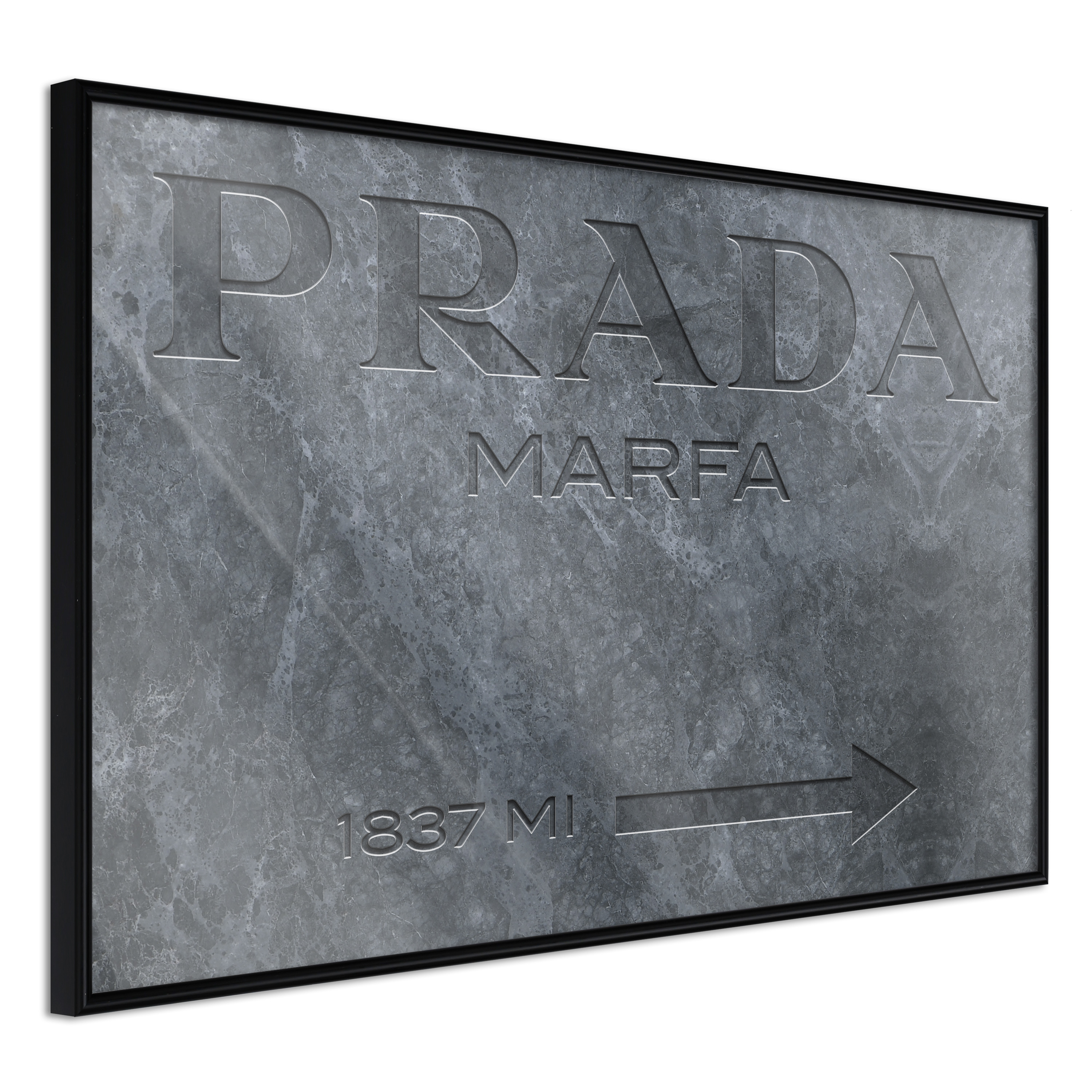 Poster - Prada (Grey) - 45x30