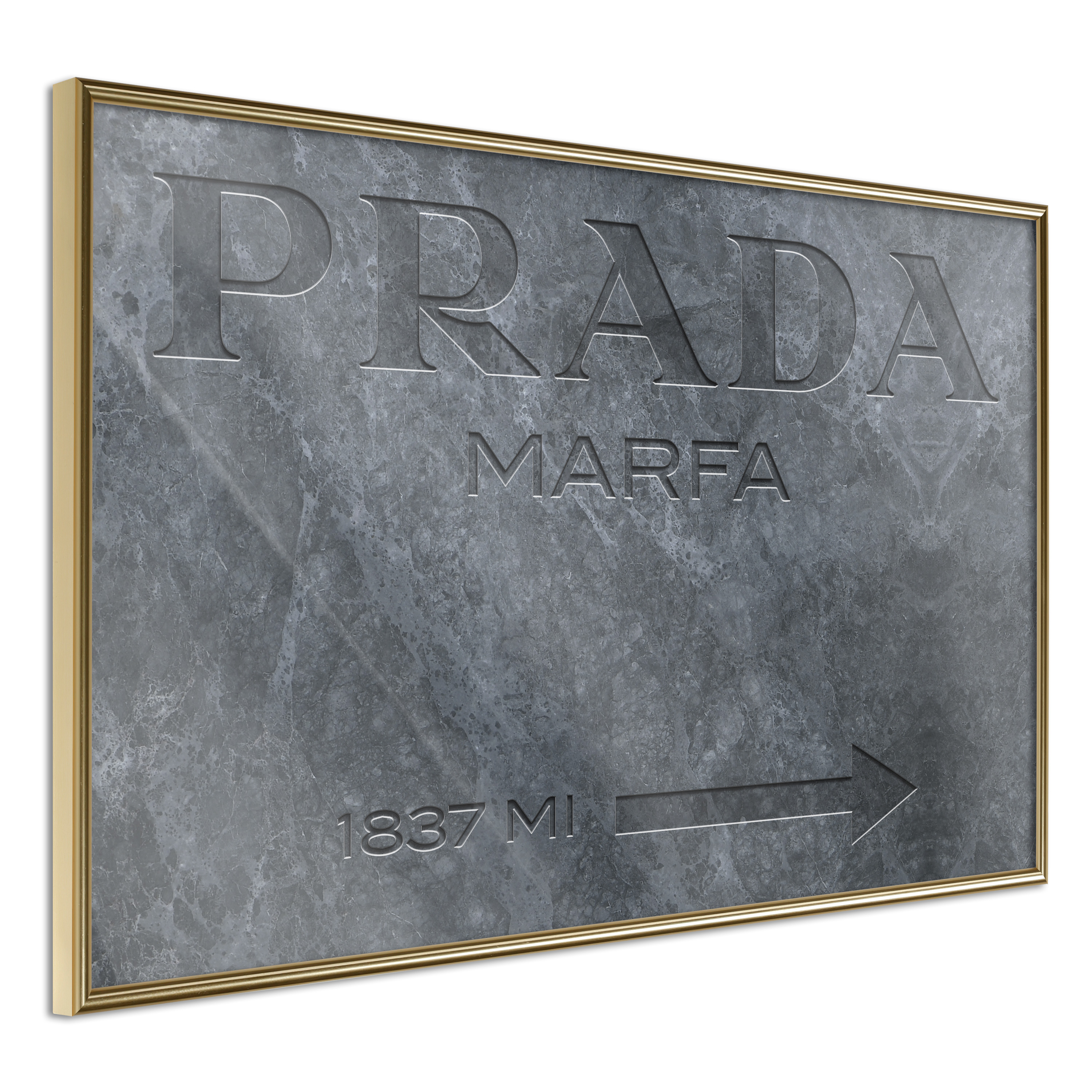 Poster - Prada (Grey) - 45x30