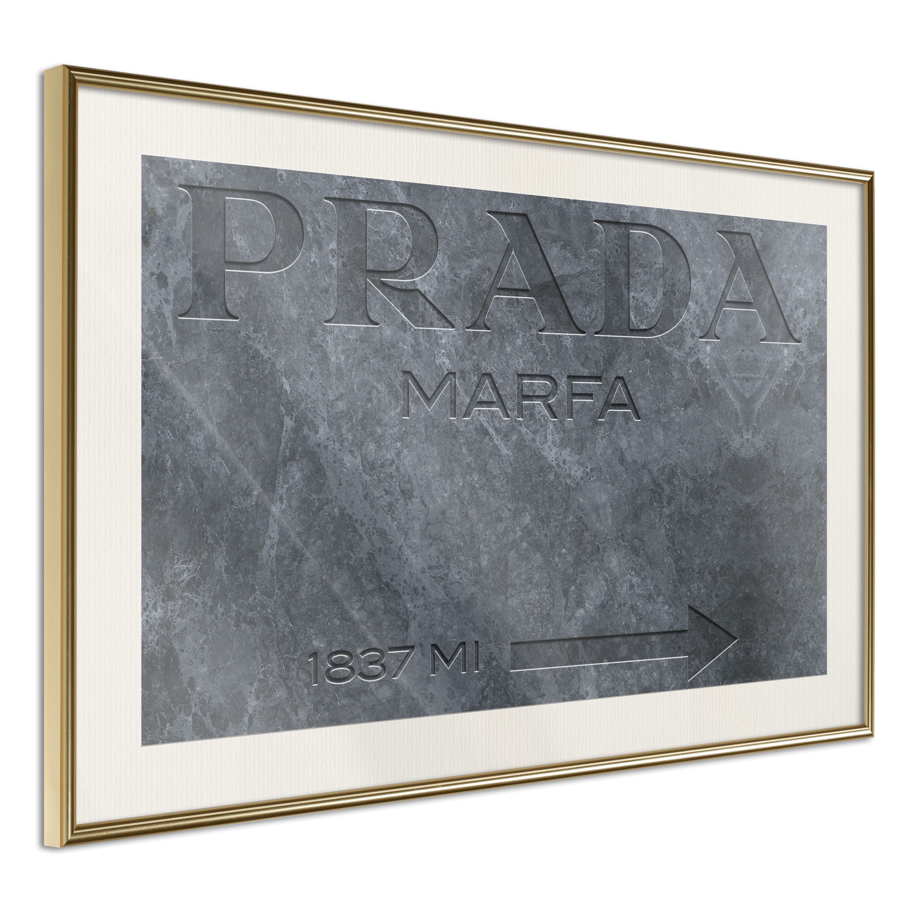 Poster - Prada (Grey) - 30x20
